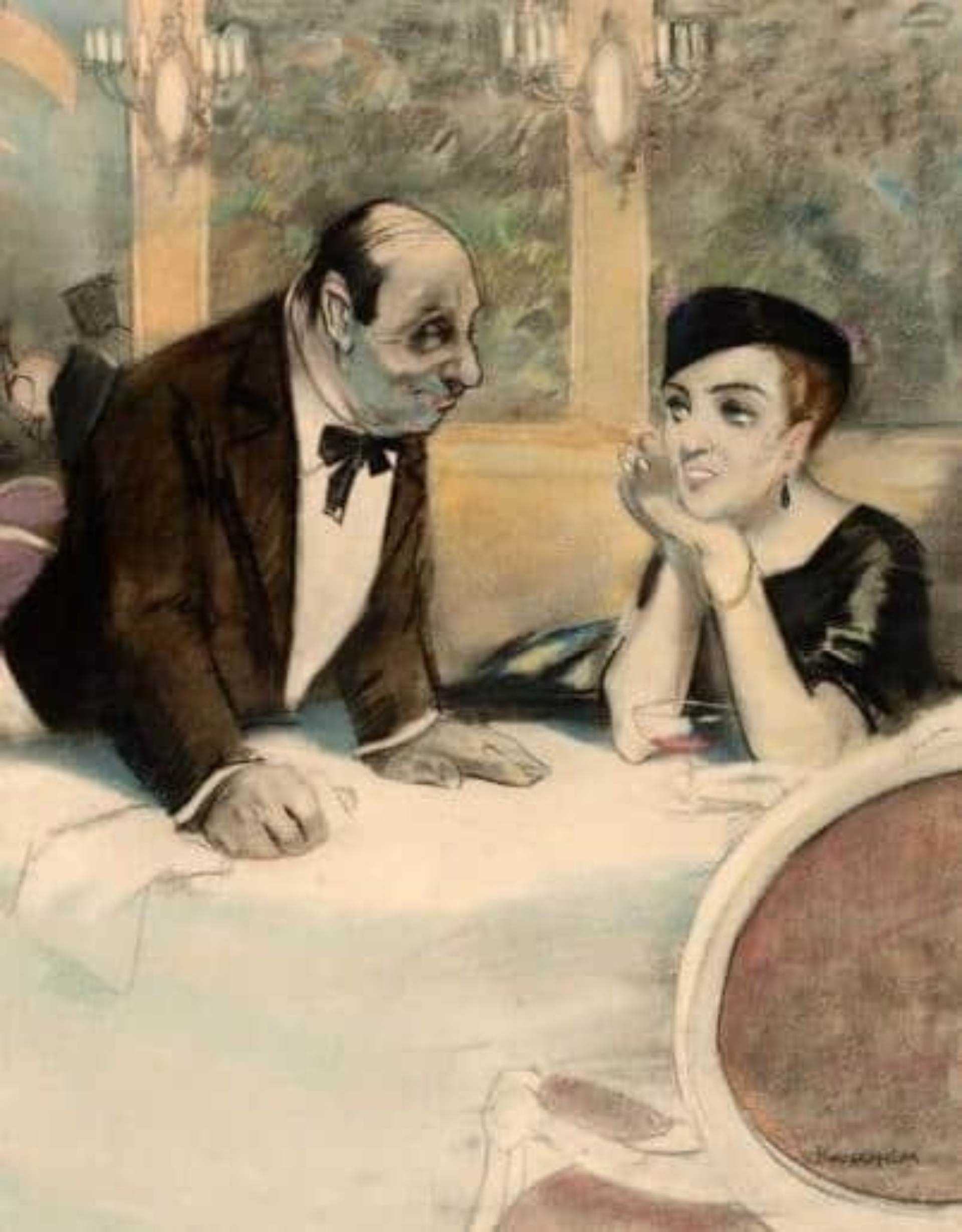 Piet van der Hem: In het restaurant