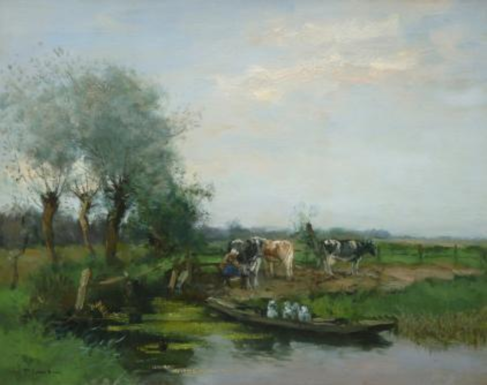 Willem George Frederik Jansen: Koeien melken