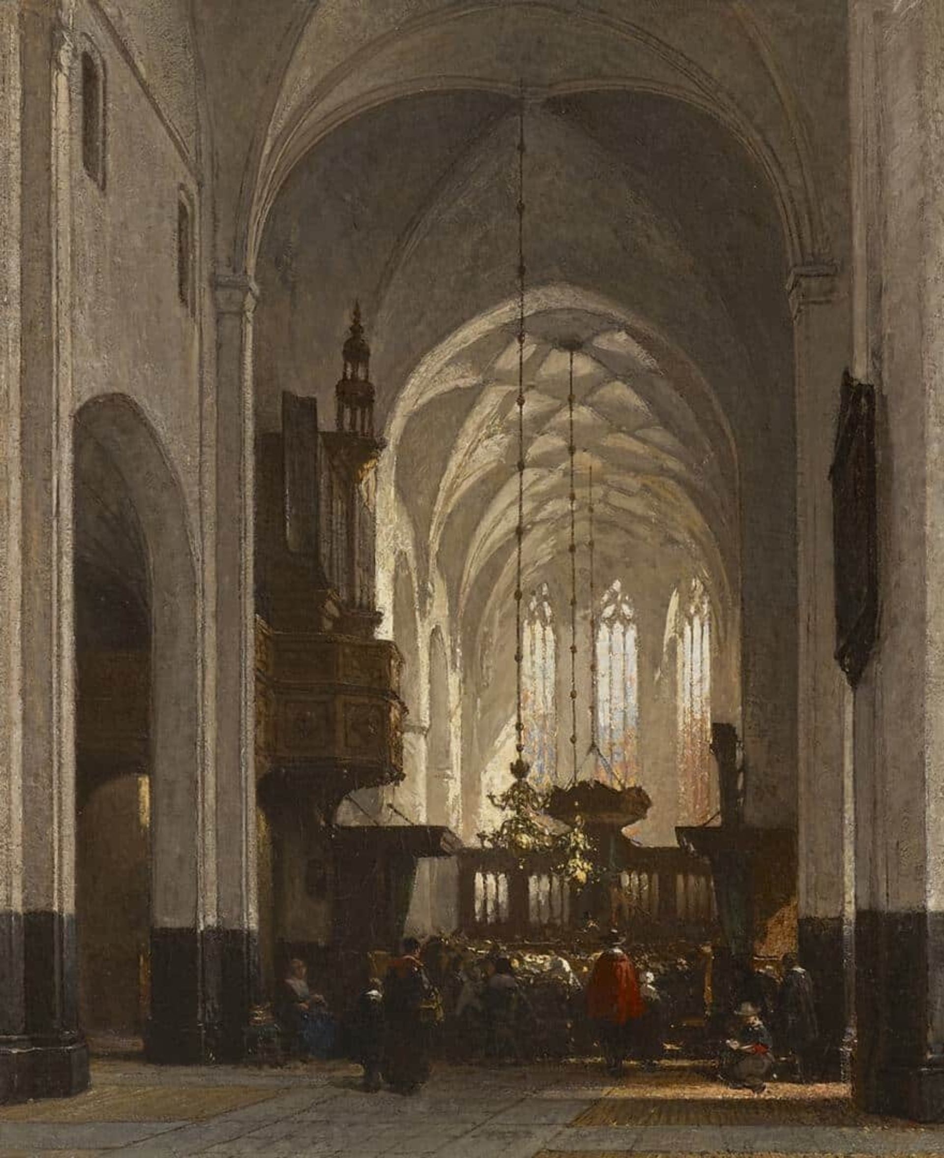 Johannes Bosboom: De Grote Kerk in Hattem