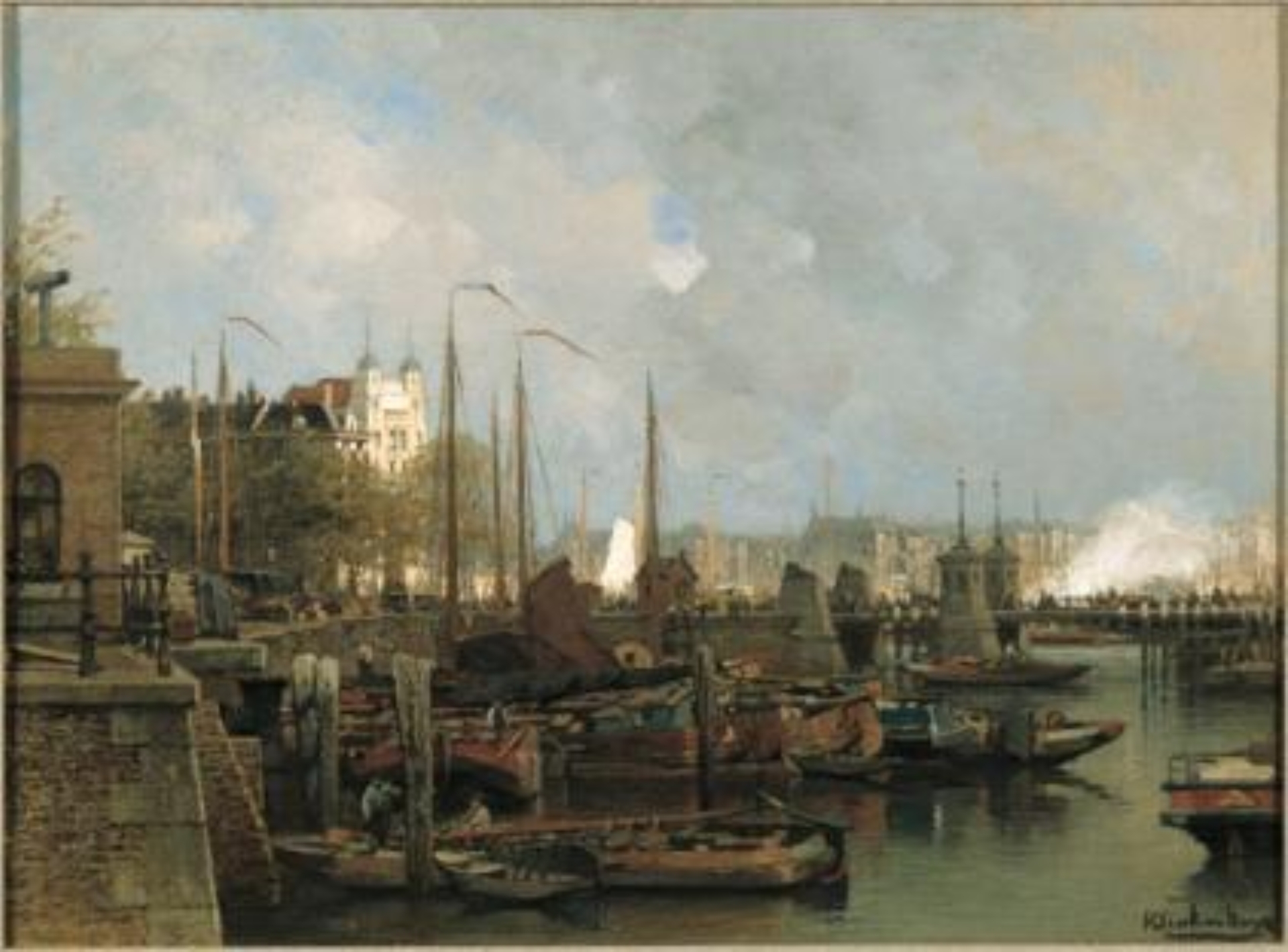 Johannes Klinkenberg: De Oudehaven te Rotterdam