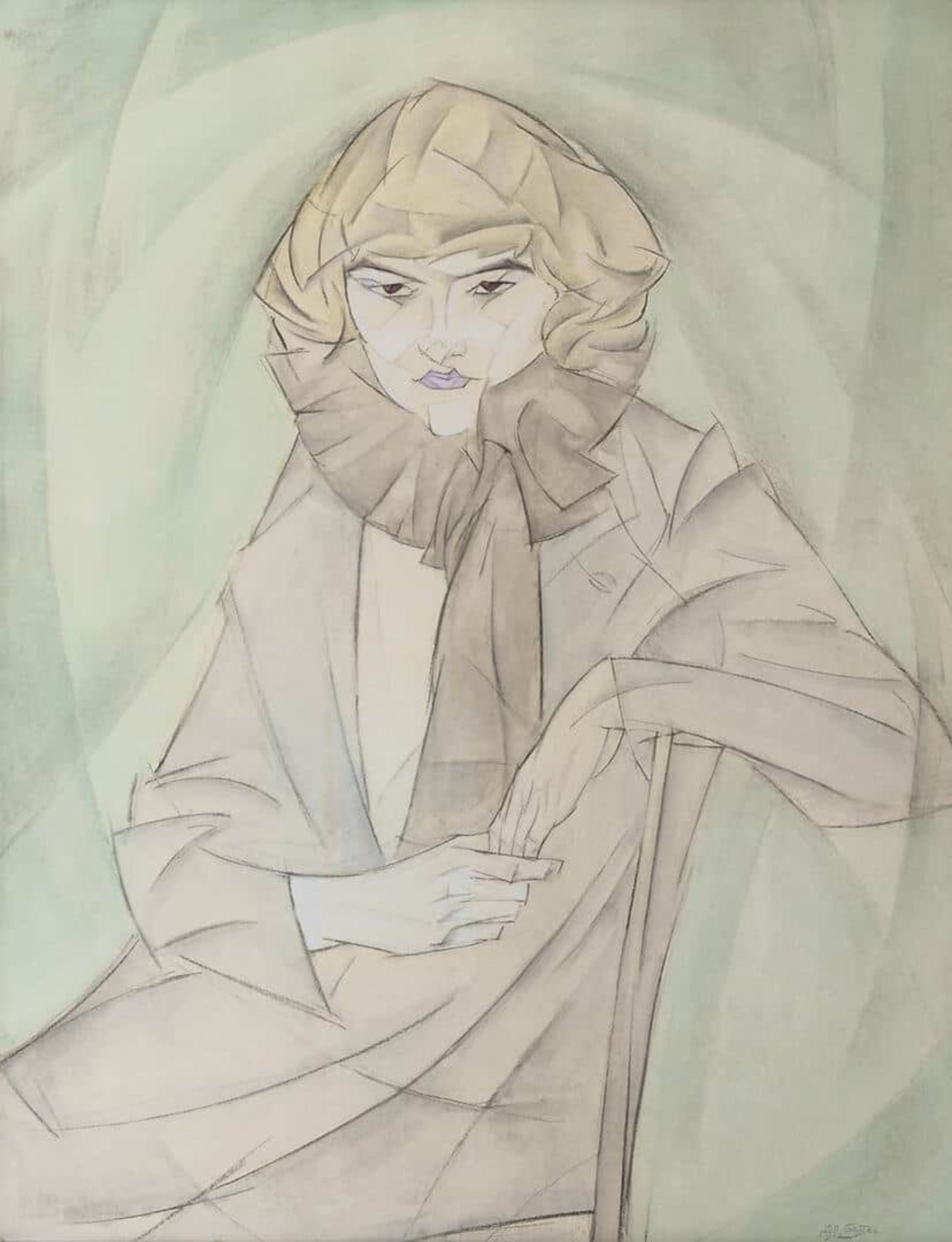Leo Gestel: Jonge vrouw