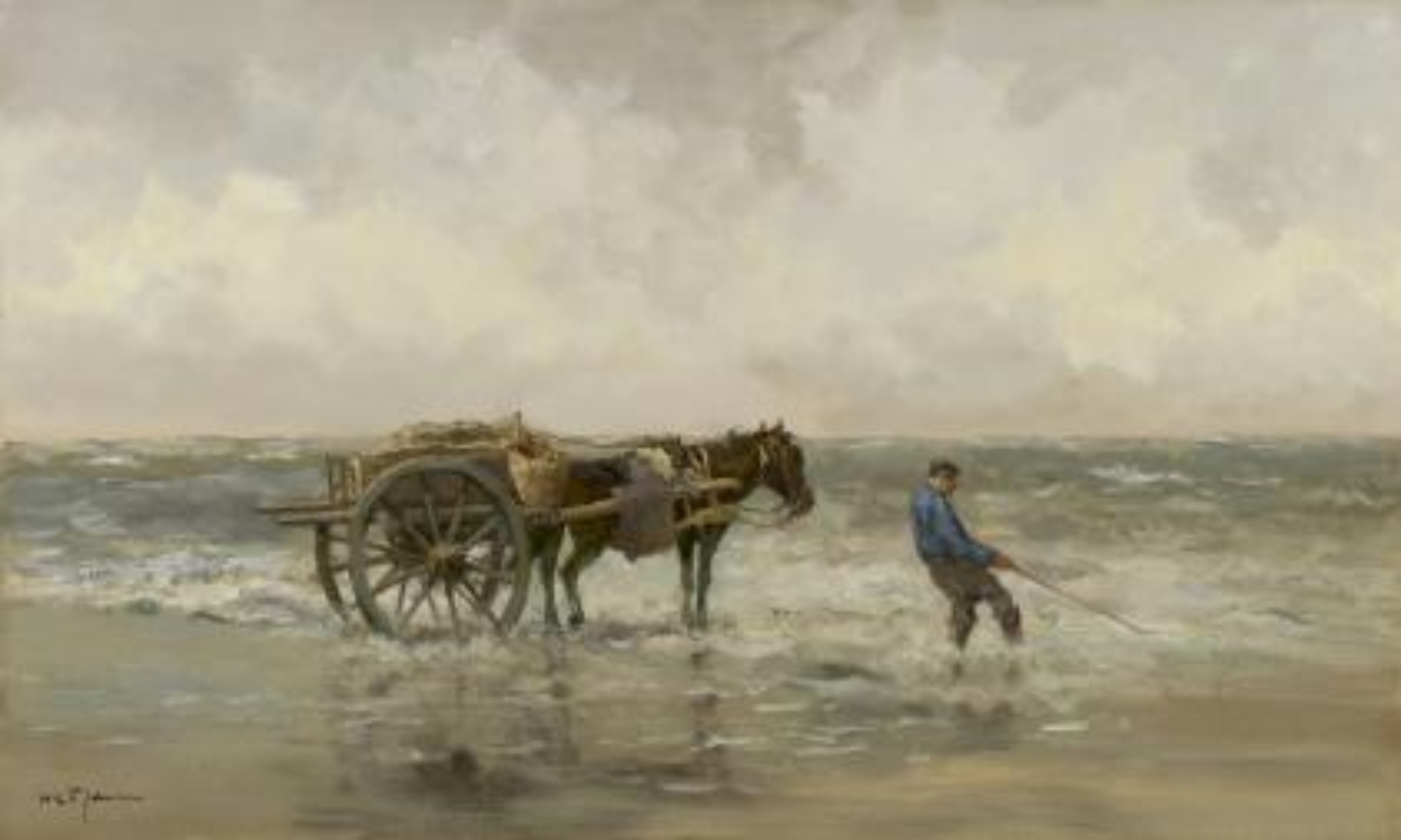 Willem George Frederik Jansen: Schelpenvisser in de branding