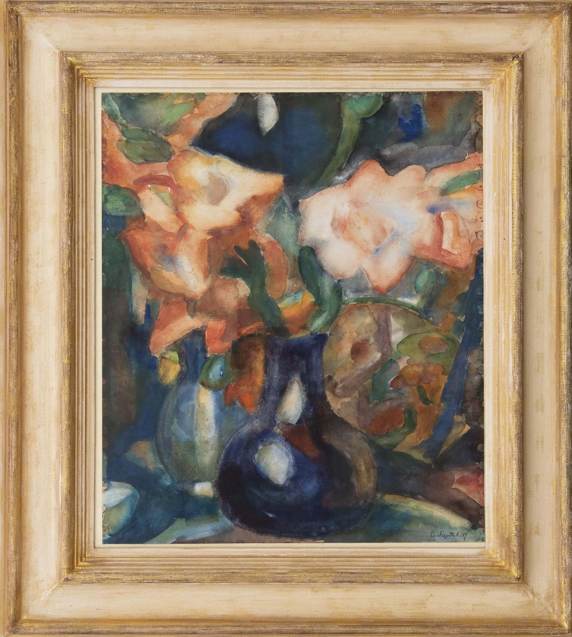 Leo Gestel: Bloemstilleven (in lijst)