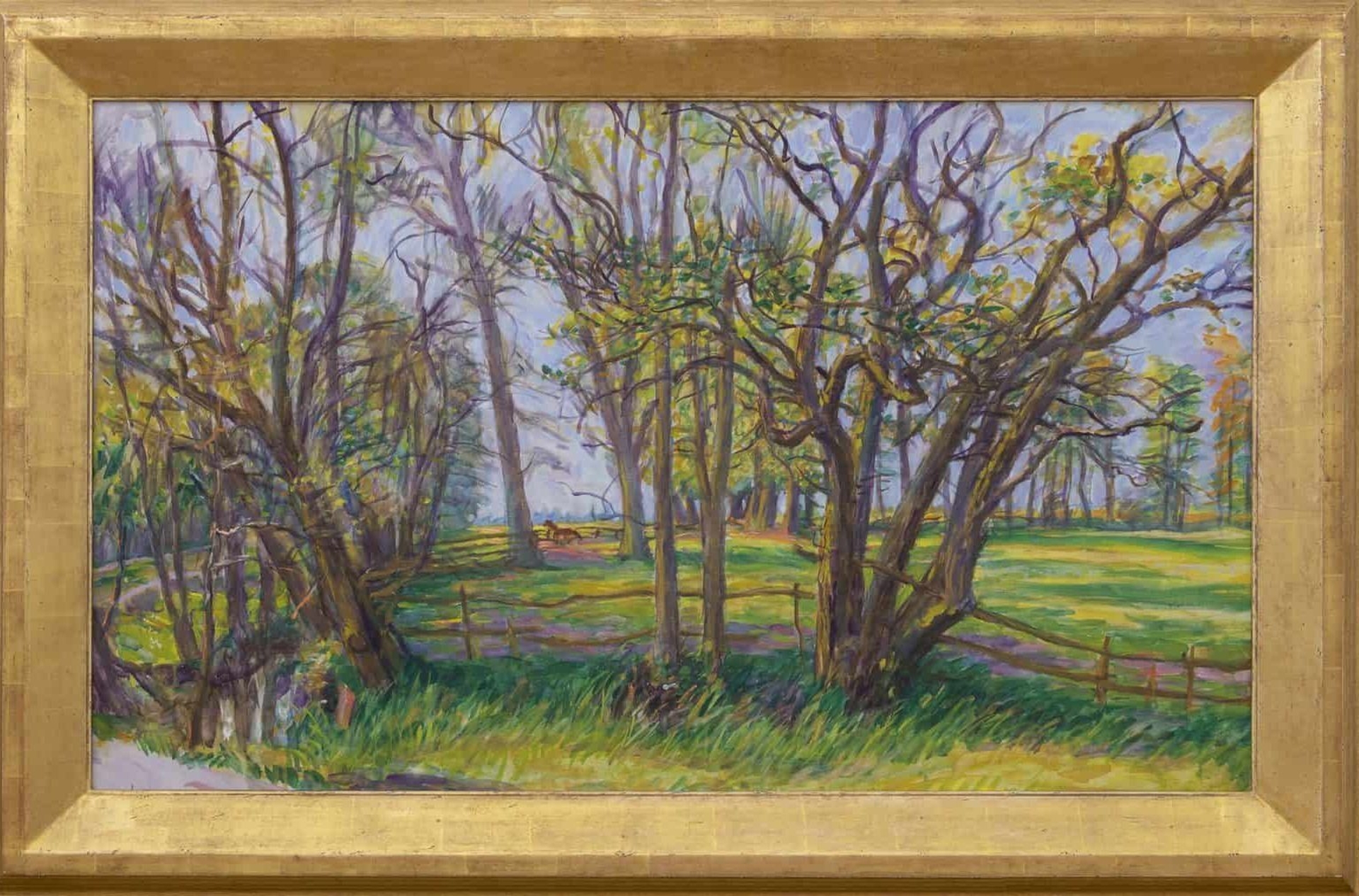 Johan Dijkstra: Boomgaard Hamsterborg (in lijst)