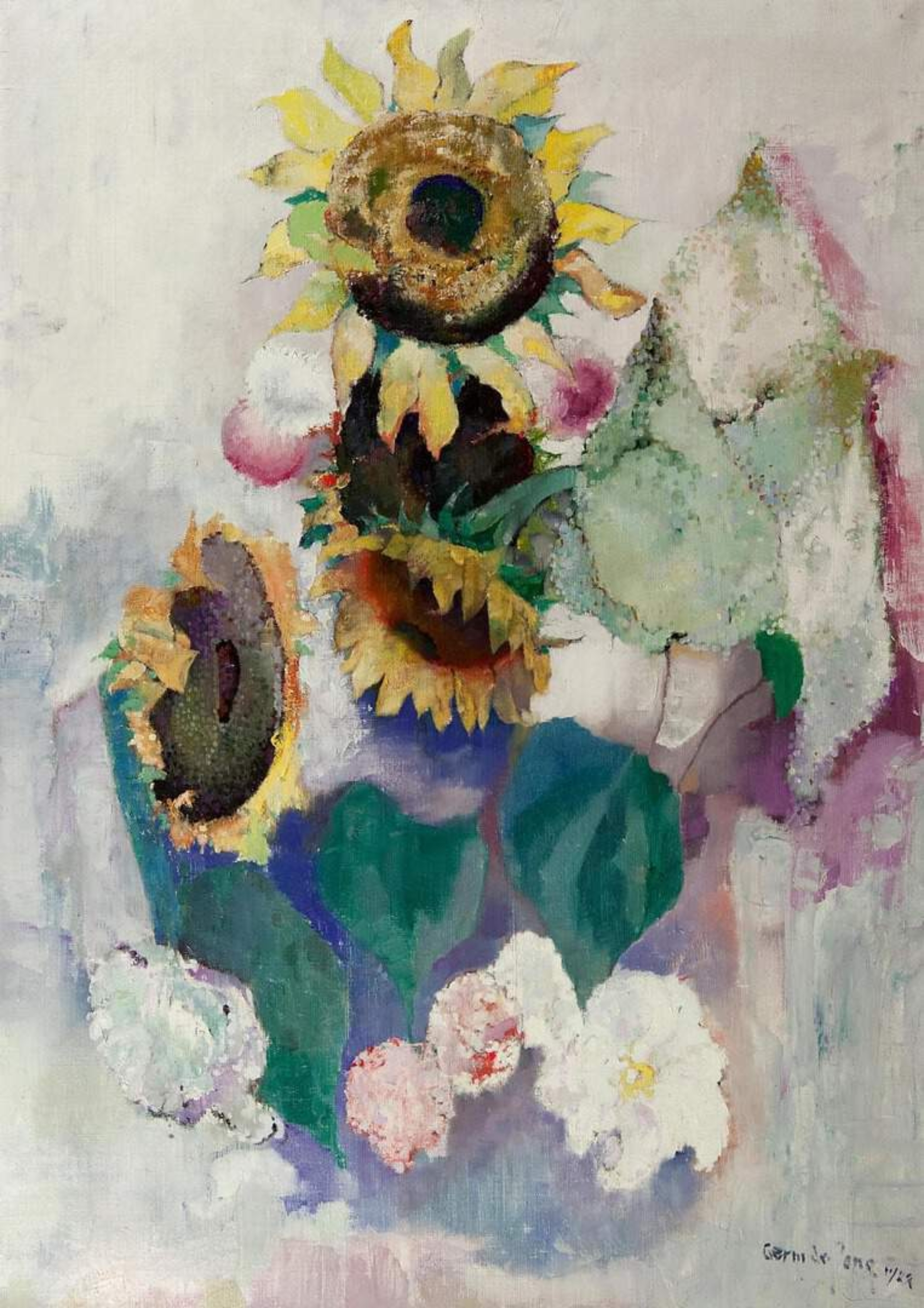 Germ de Jong: Zonnebloemen