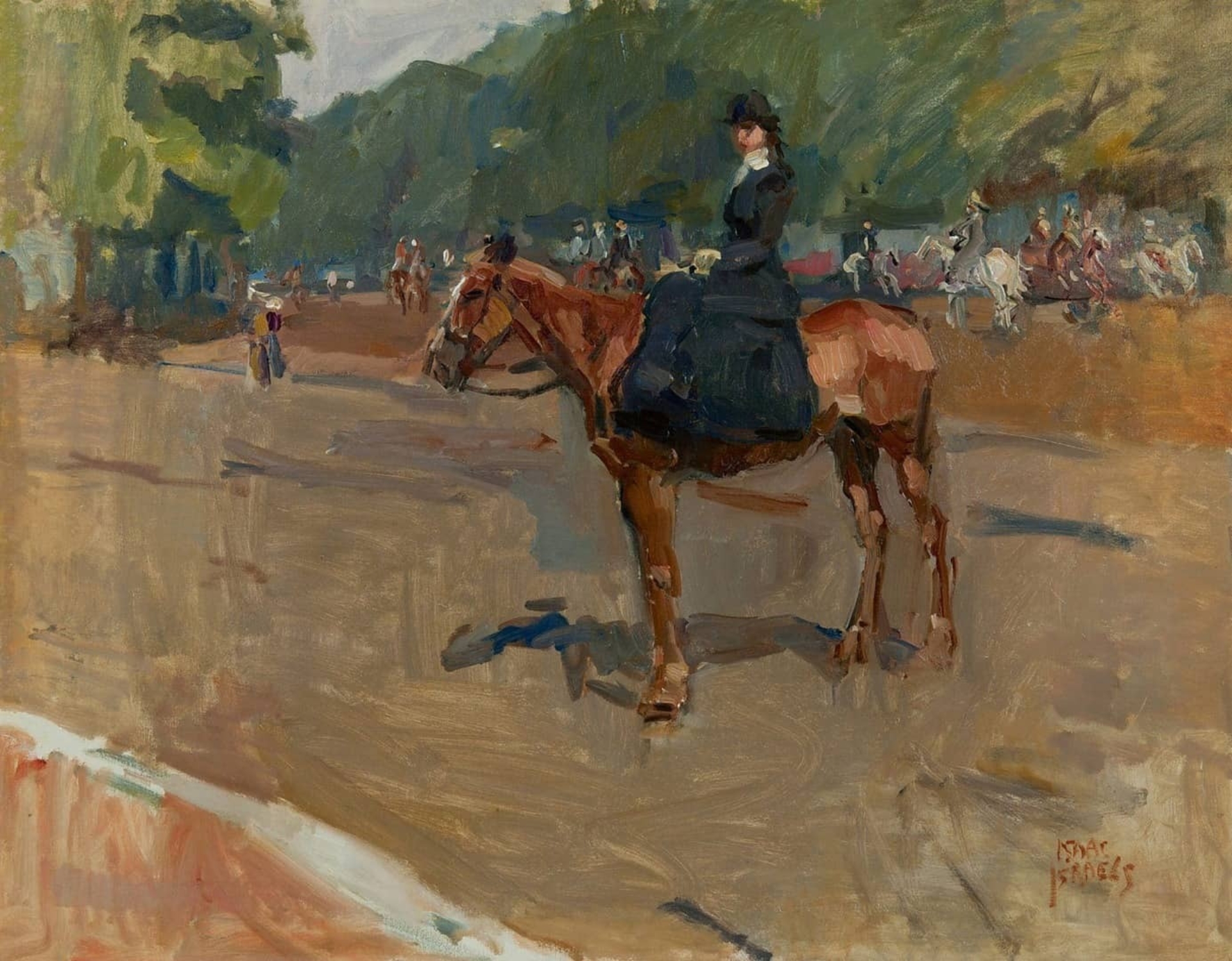 Isaac Israels: Amazone in het Londense Hyde Park
