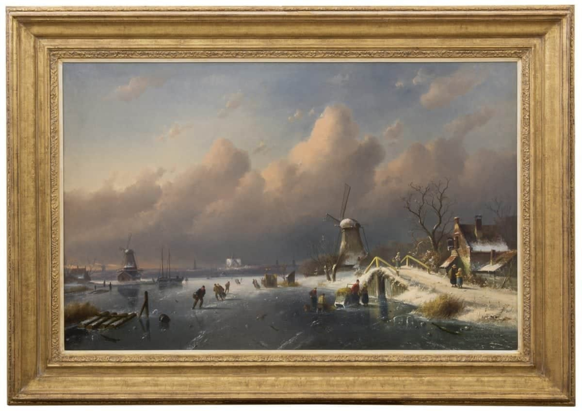 Charles Leickert: Hollands schaatsplezier (in lijst)