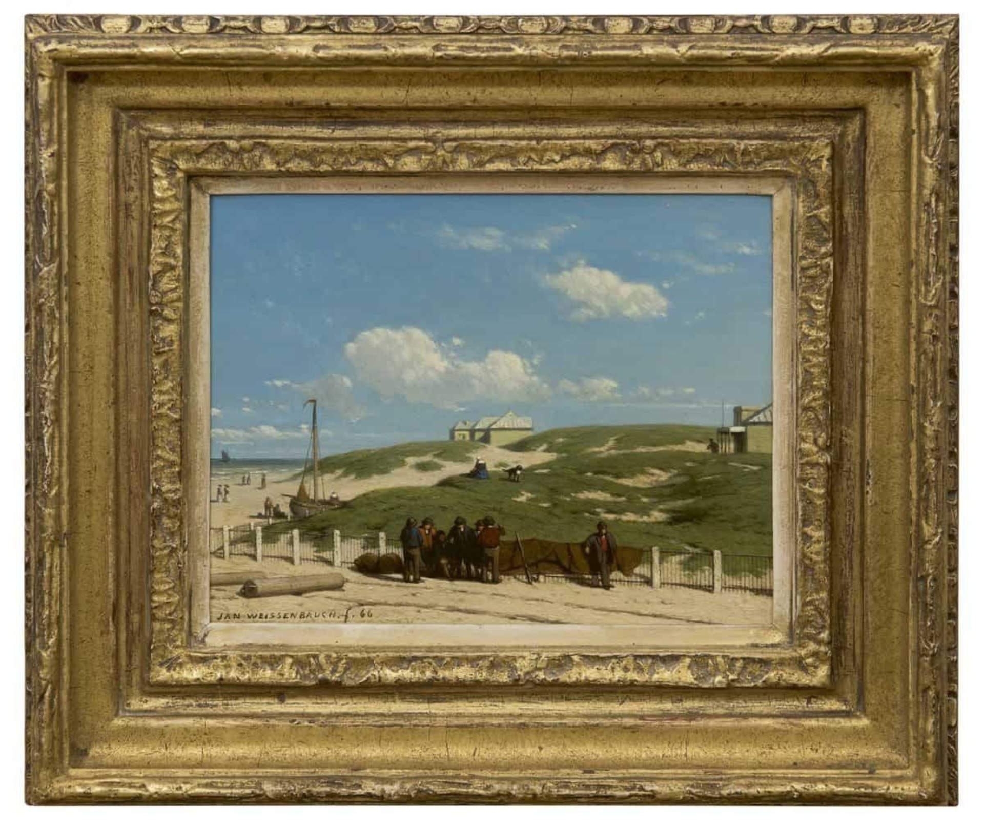Jan Weissenbruch: In de duinen (in lijst)