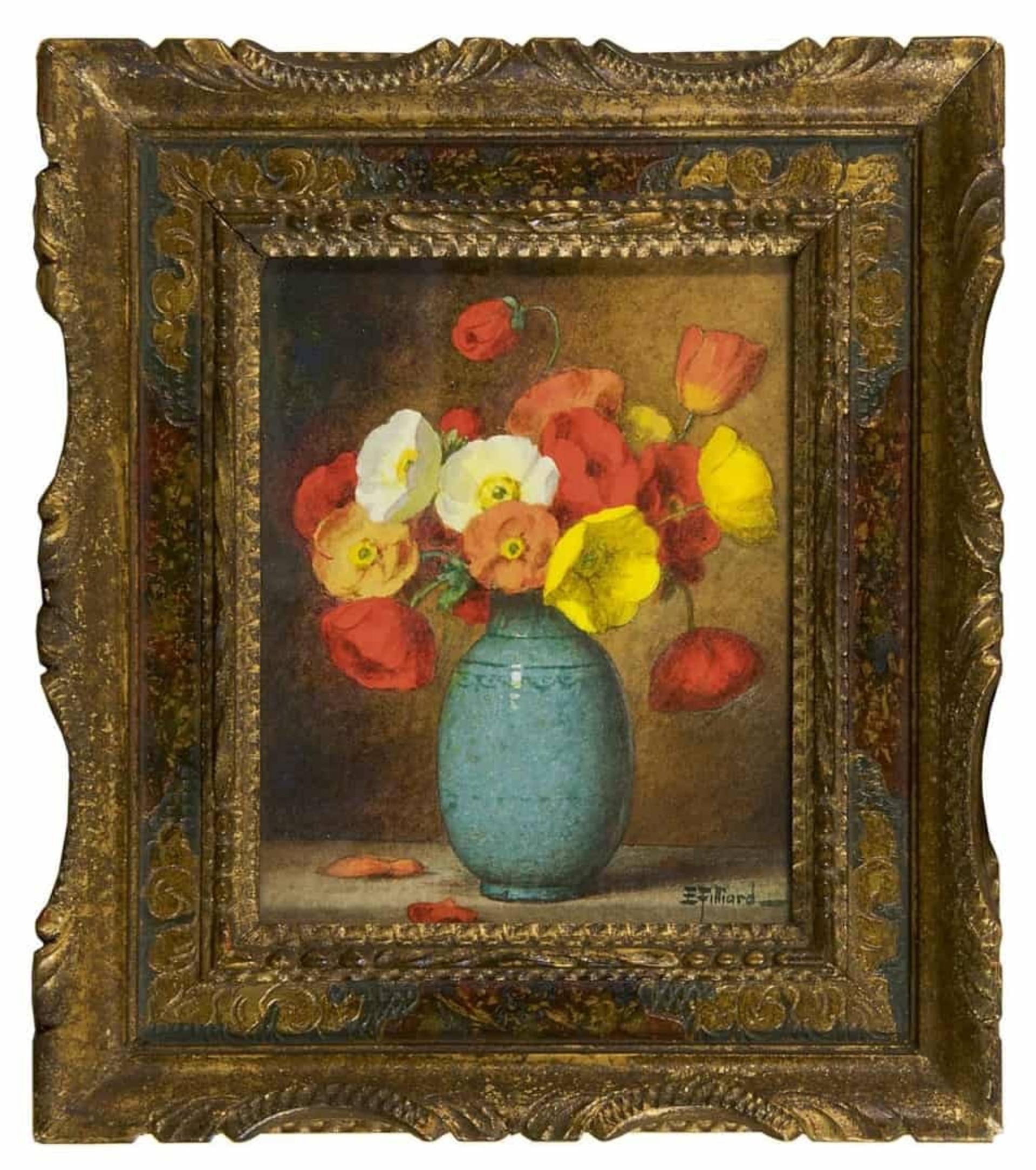 Ernest Filliard: Anemonen in een vaasje