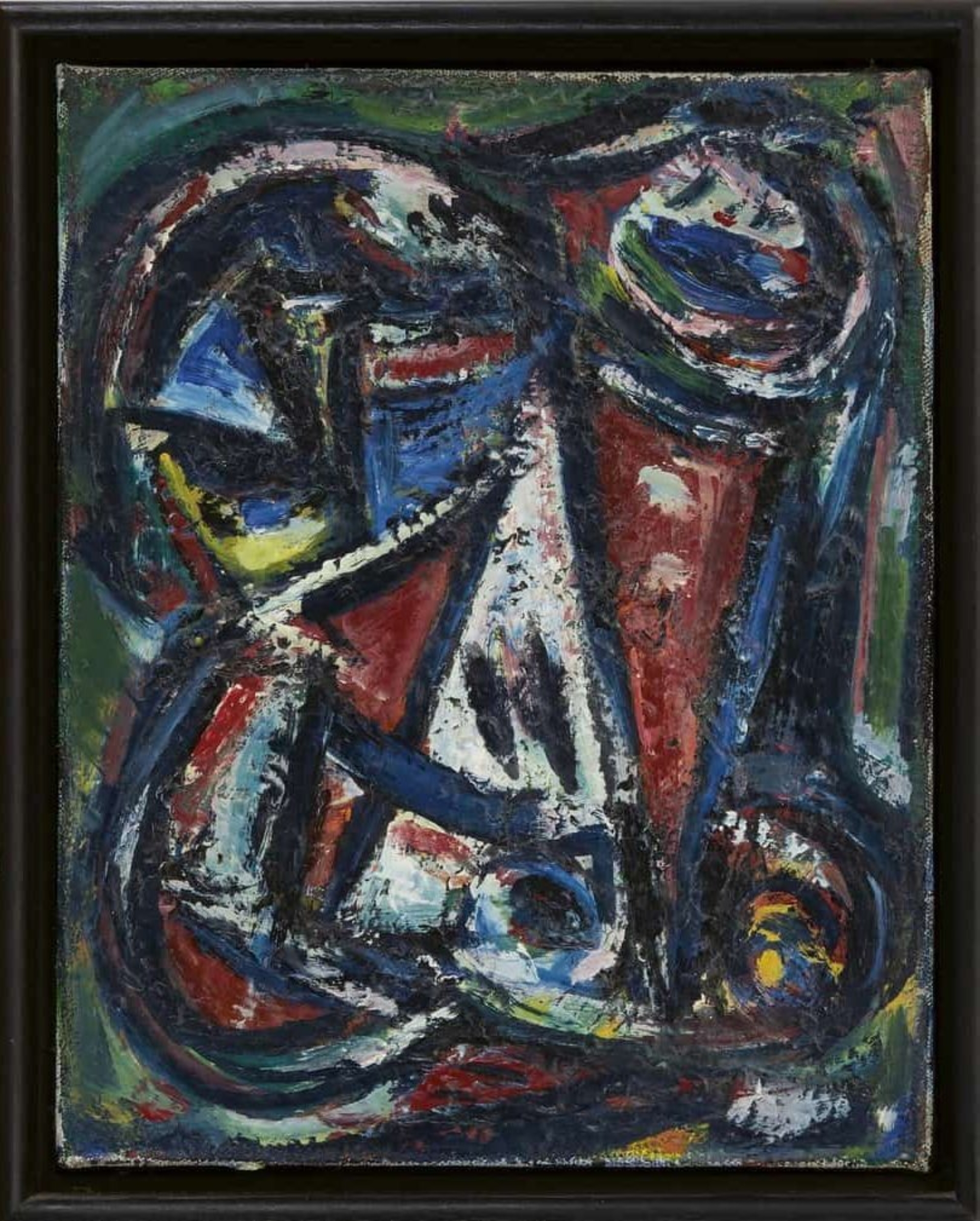 Theo Wolvecamp: Compositie (in lijst)