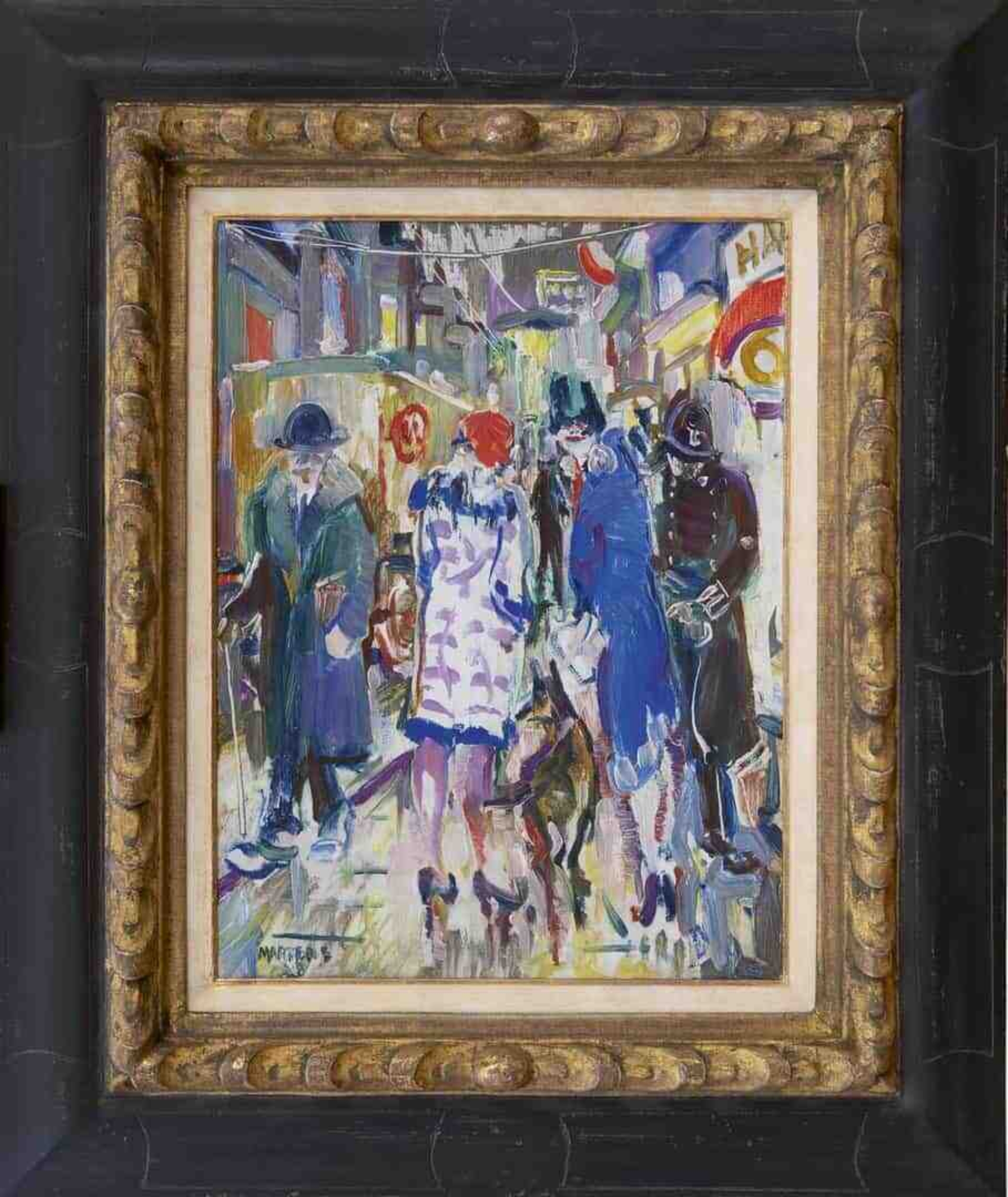 George Martens: De Carolieweg in Groningen (in lijst)