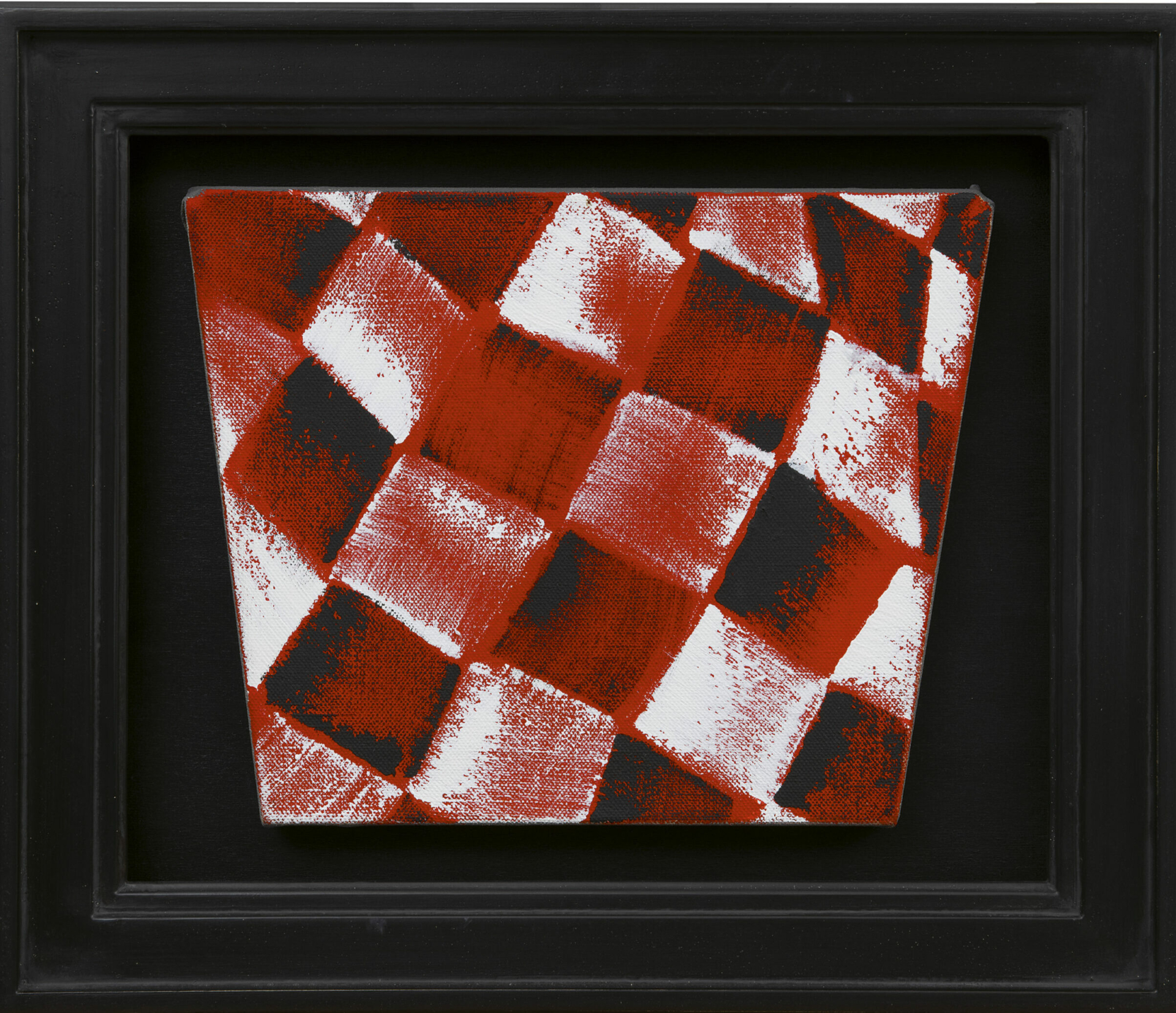 JCJ Vanderheyden: Checkerboard rood-zwart-wit