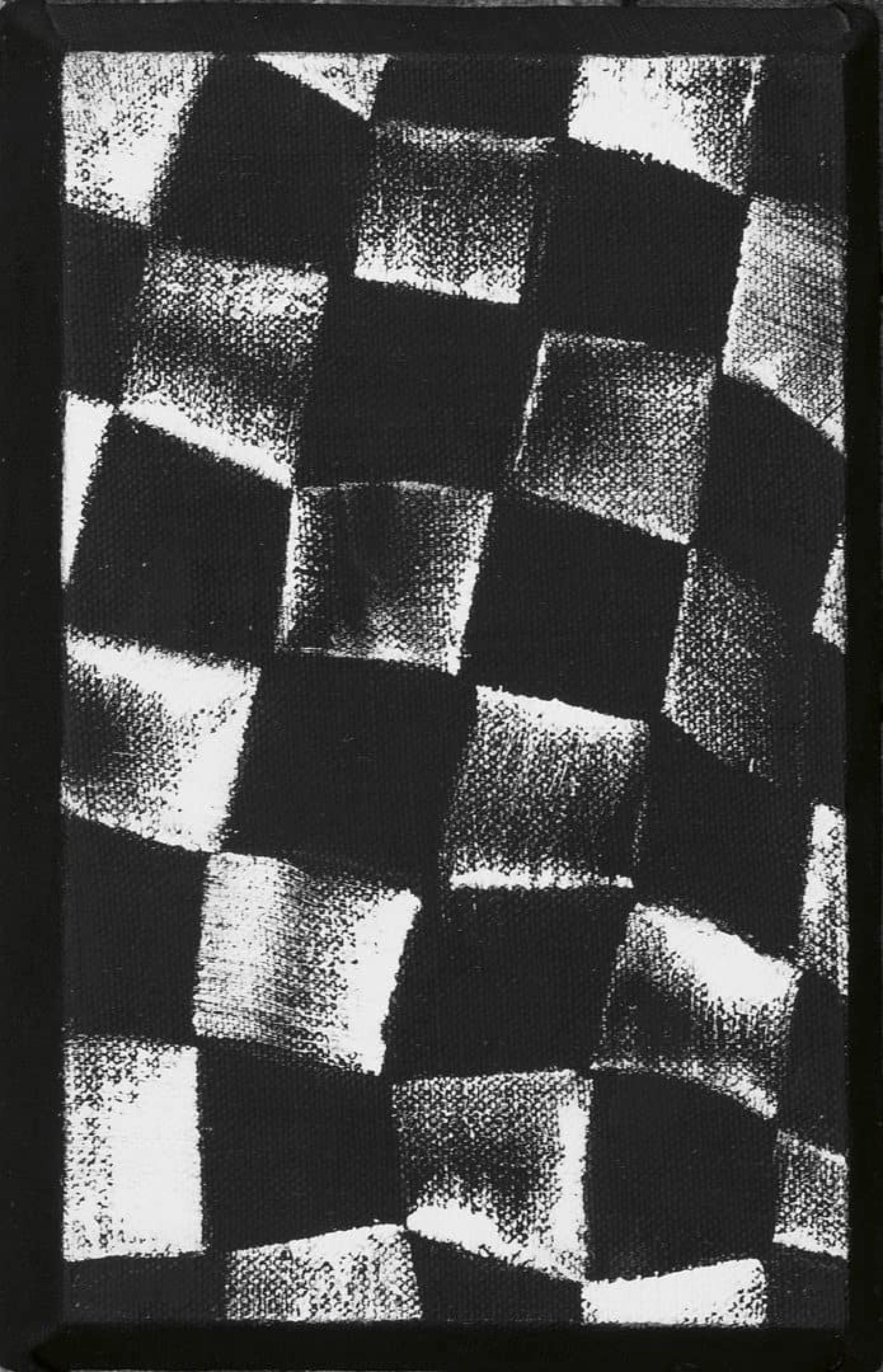 JCJ Vanderheyden: Checkerboard zwart wit (in lijst)