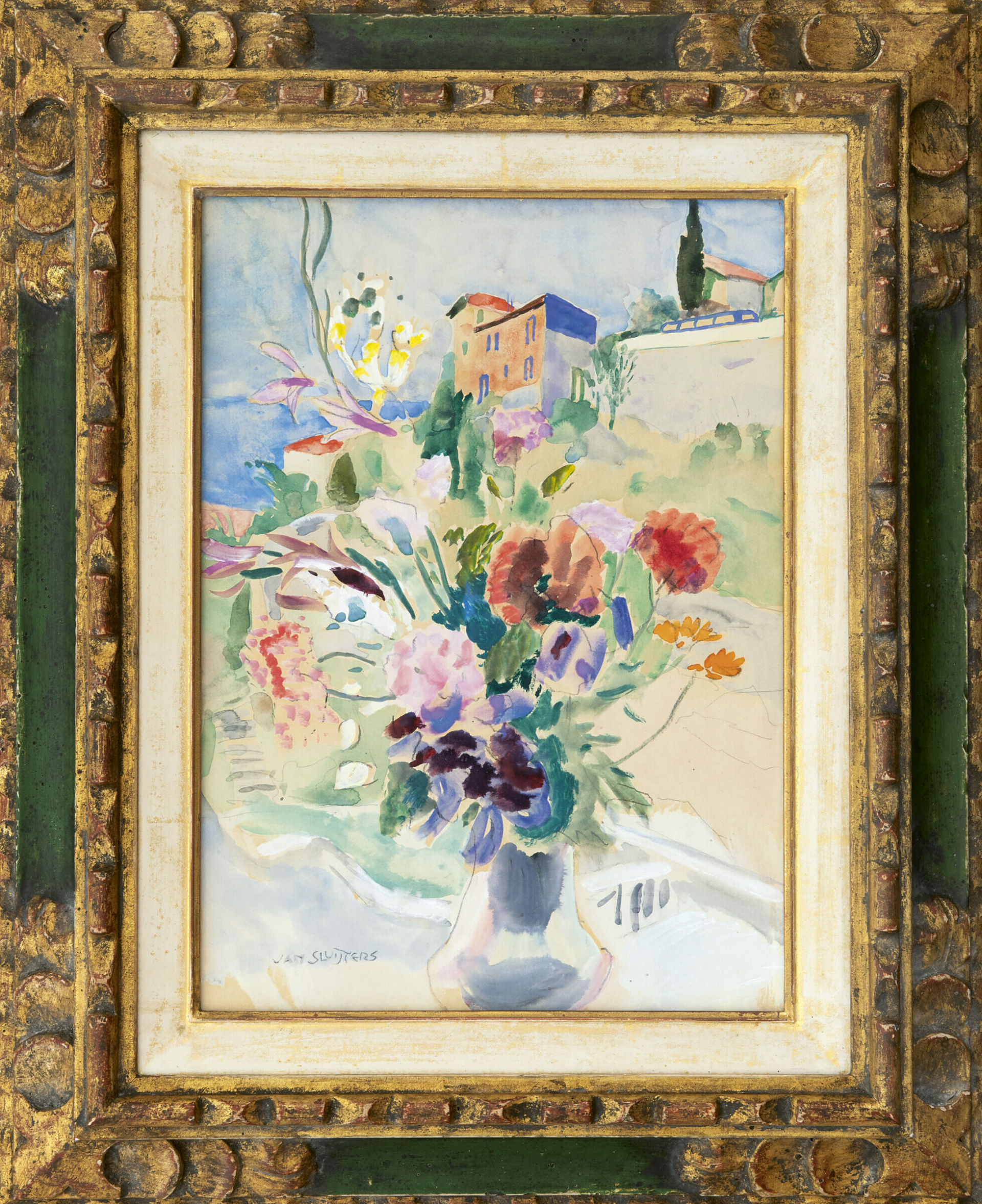 Jan Sluijters: Zomers veldboeket (in lijst)