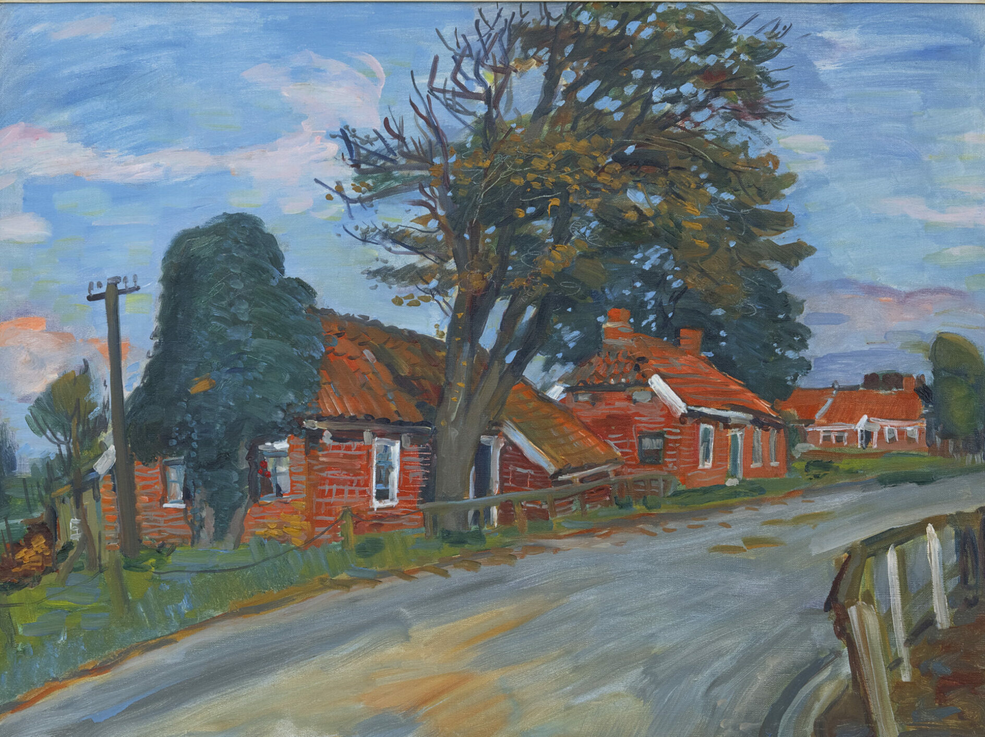 Johan Dijkstra: Gezicht op St. Annen (Groningen)