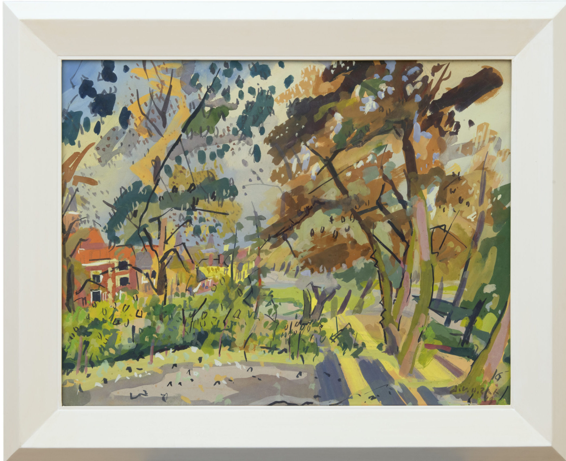 Jan van der Zee: Noorderplantsoen (in lijst)