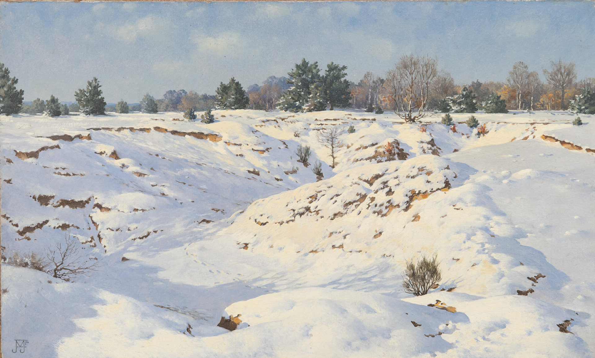 Jan Voerman jr.: Sneeuwlandschap