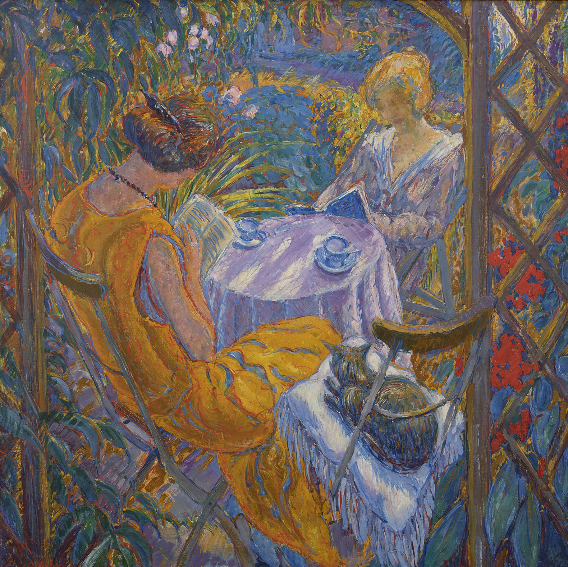 Johan Dijkstra: Het prieel (Marie en Anne van Veen)