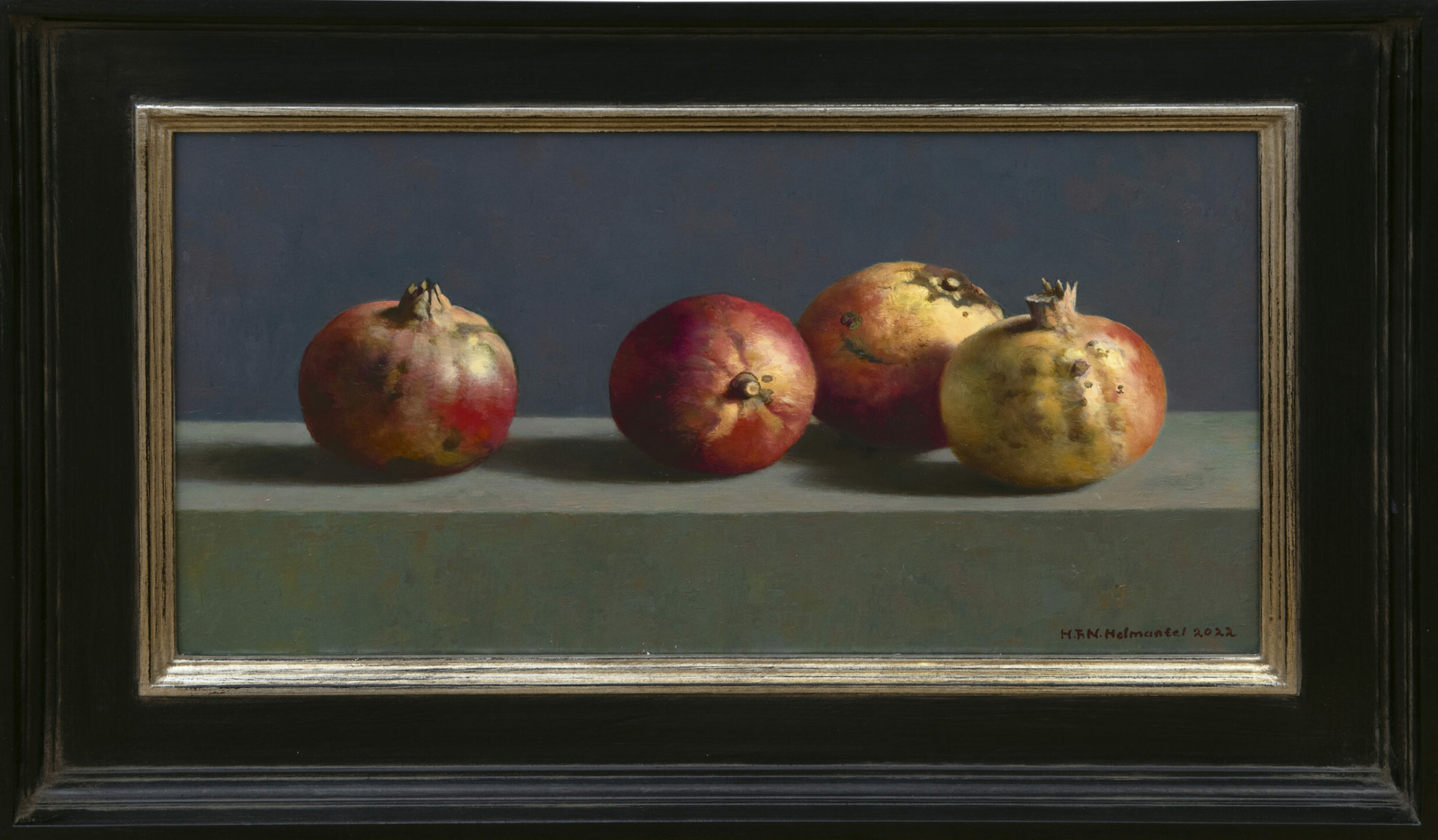 Henk Helmantel: Vier granaatappels (in lijst)