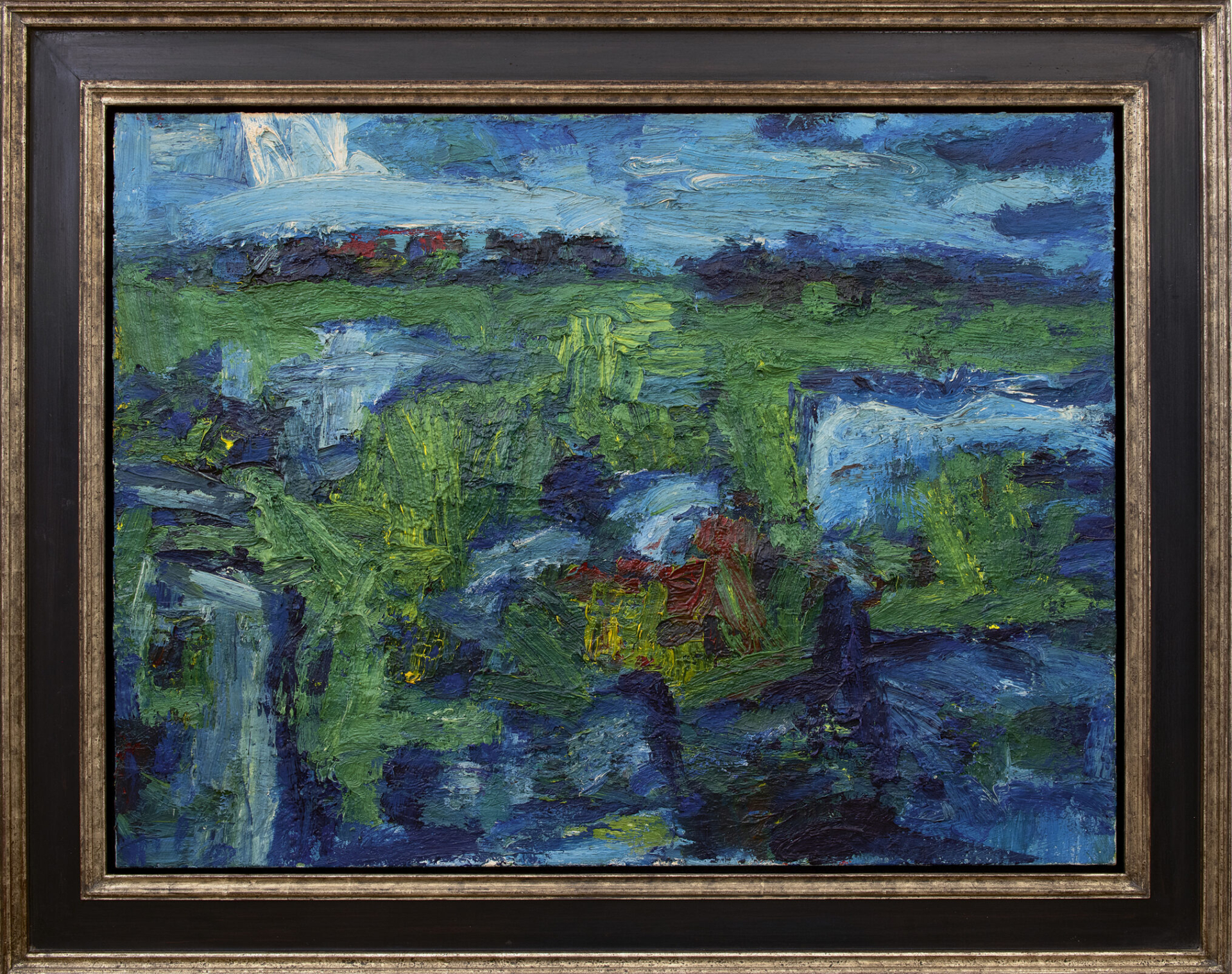Gerrit Benner: Fries landschap (in lijst)