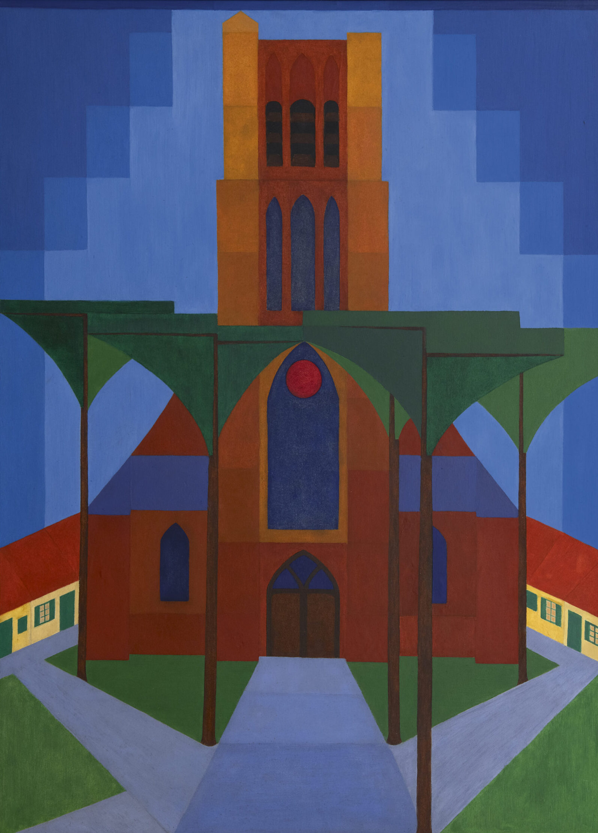 Lou Loeber: Kerk in Den Briel