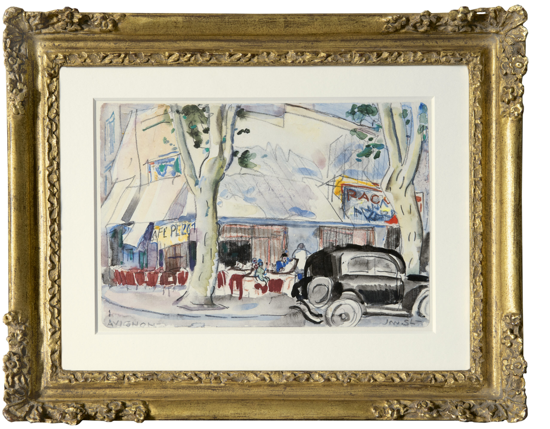 Jan Sluijters: Straatje in Avignon (in lijst)