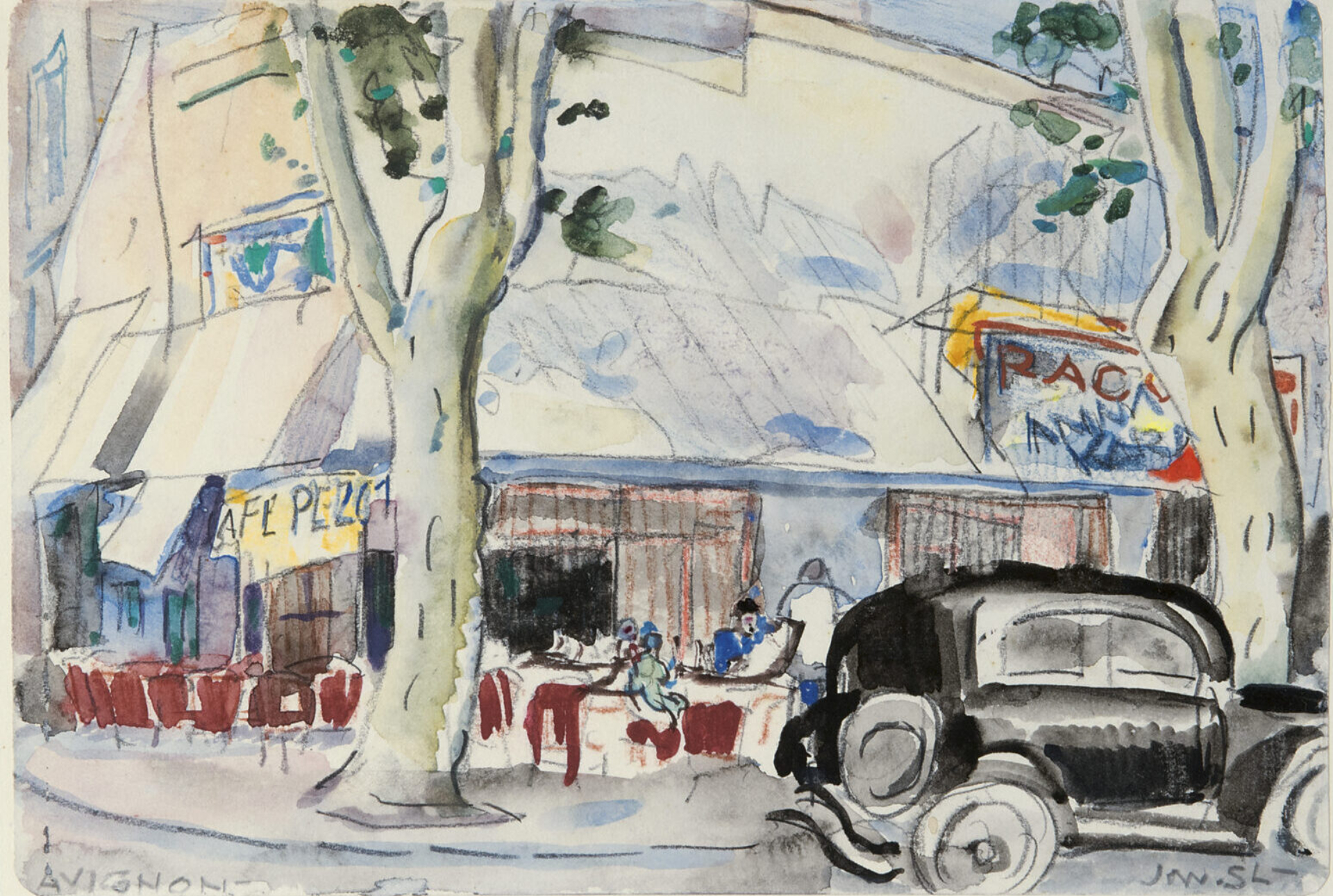 Jan Sluijters: Straatje in Avignon