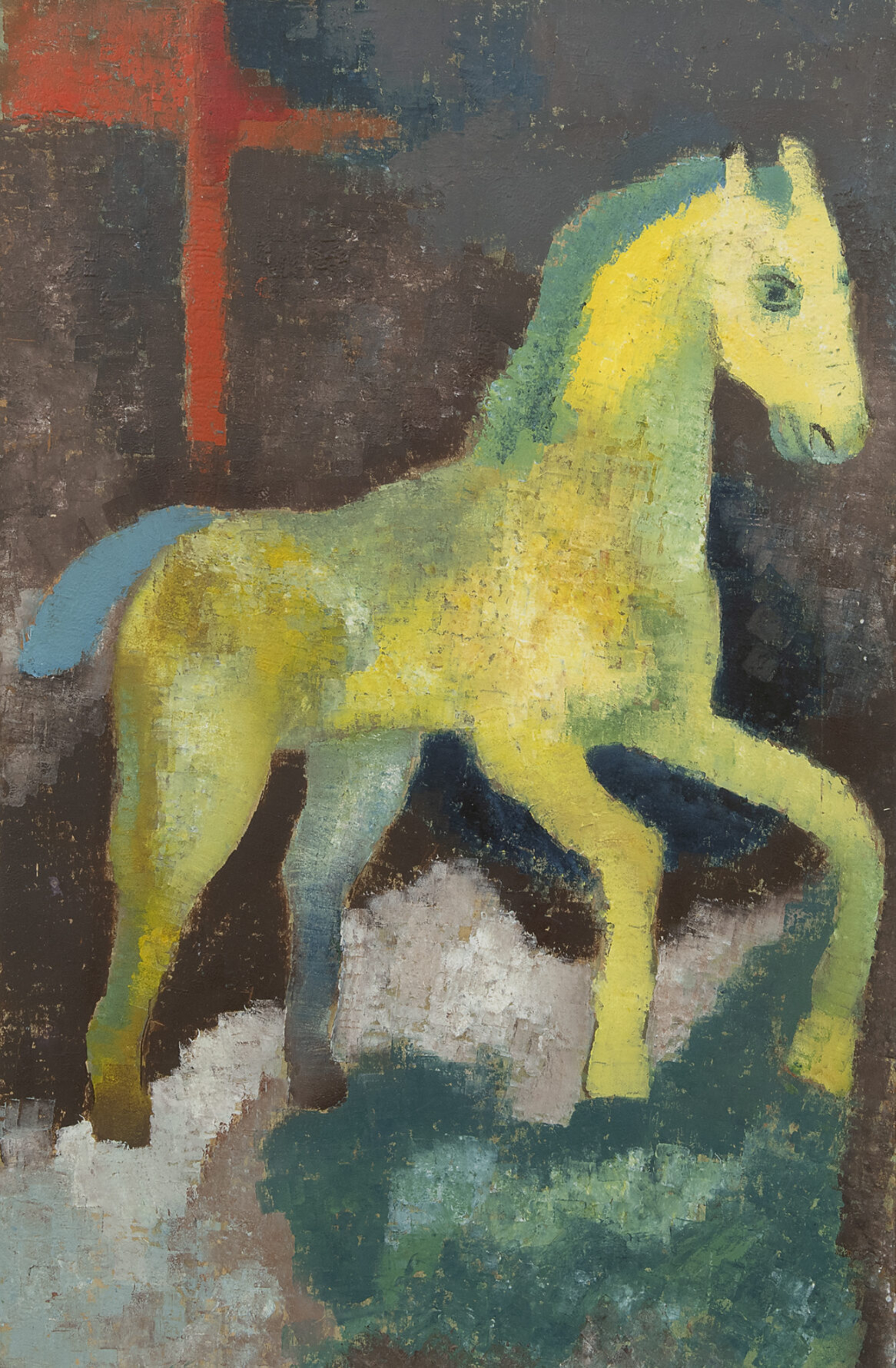 Hendrik Nicolaas Werkman: Geel paard