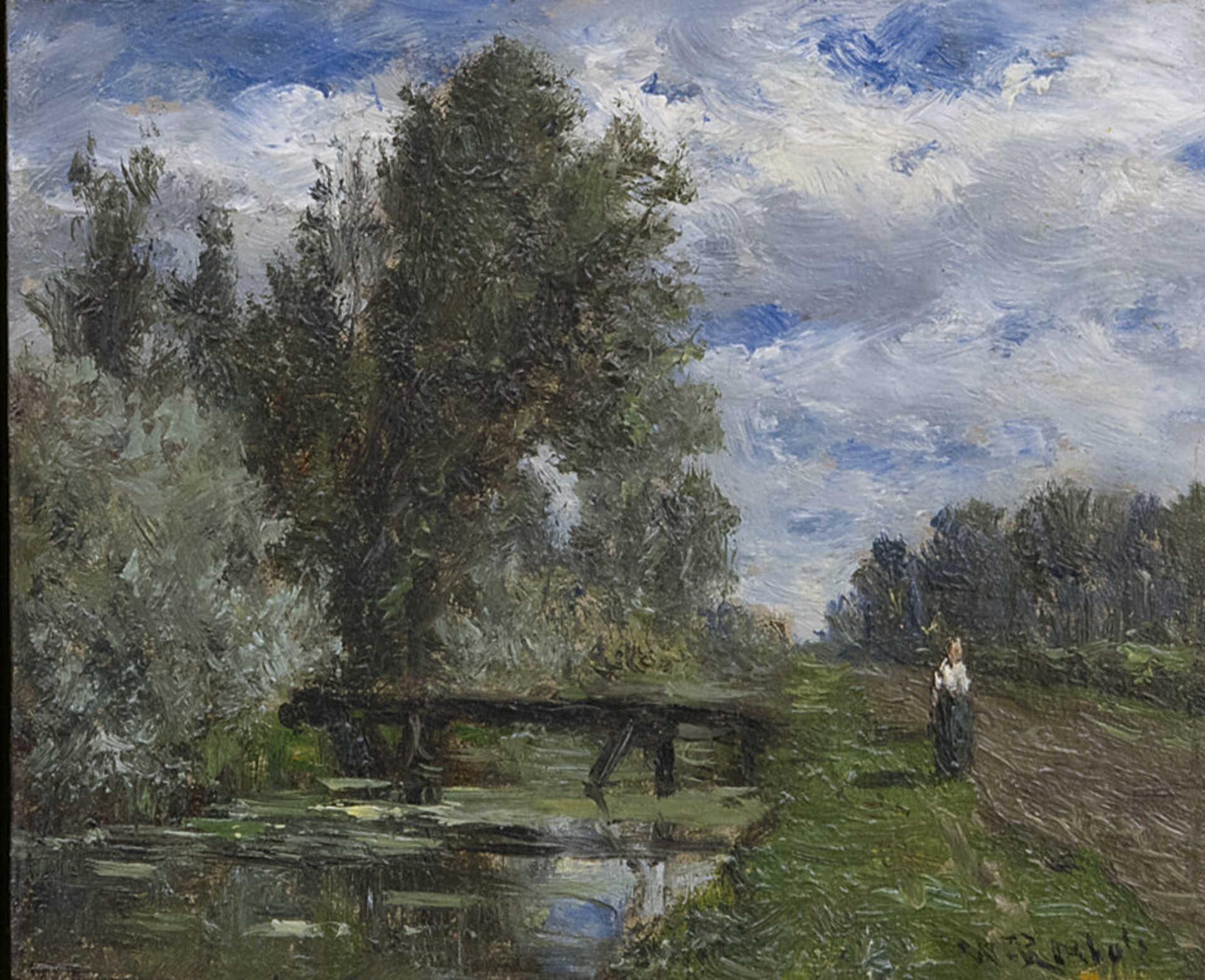Willem Roelofs: Wandelen langs de waterkant
