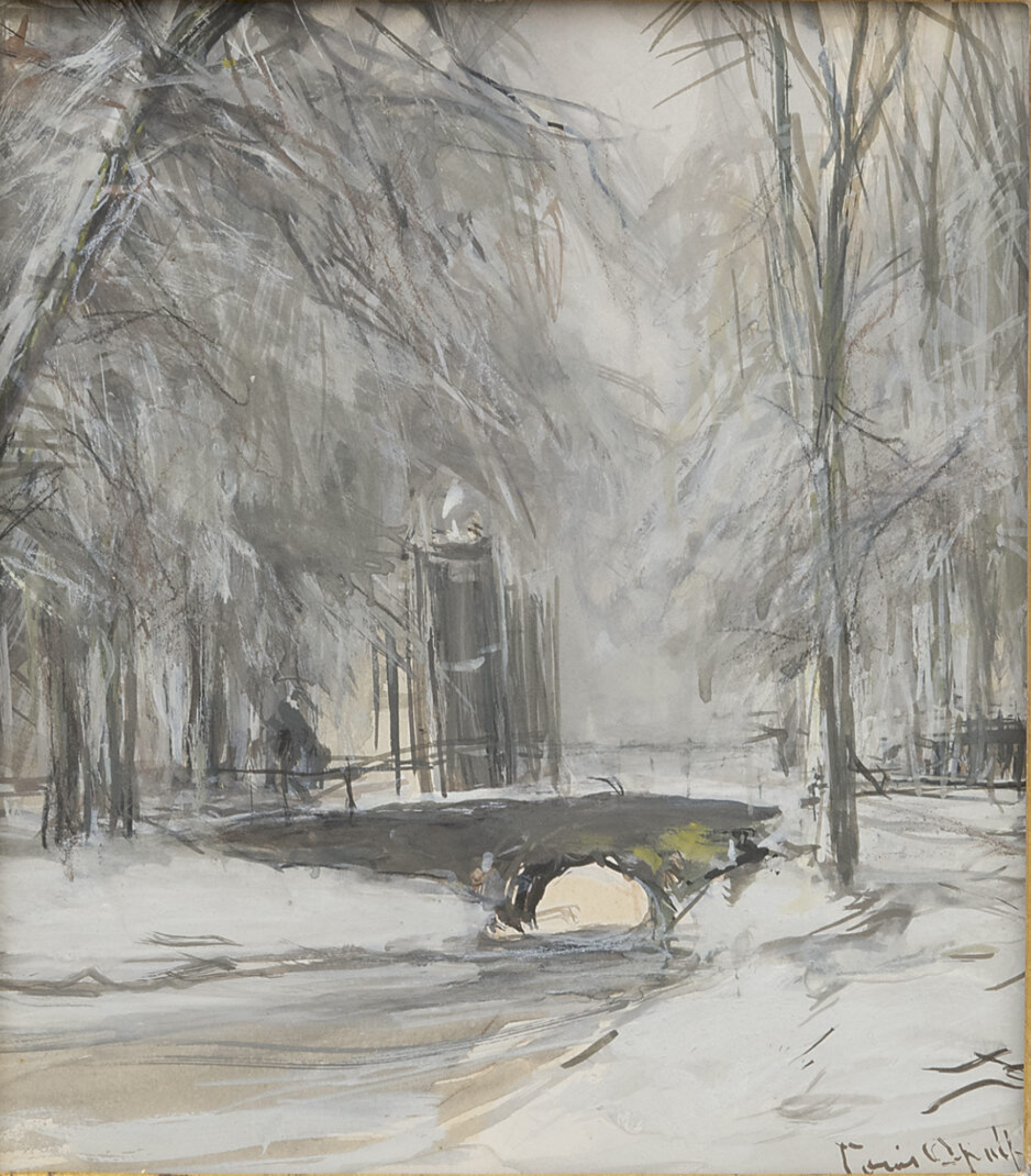 Louis Apol: Winterlandschap