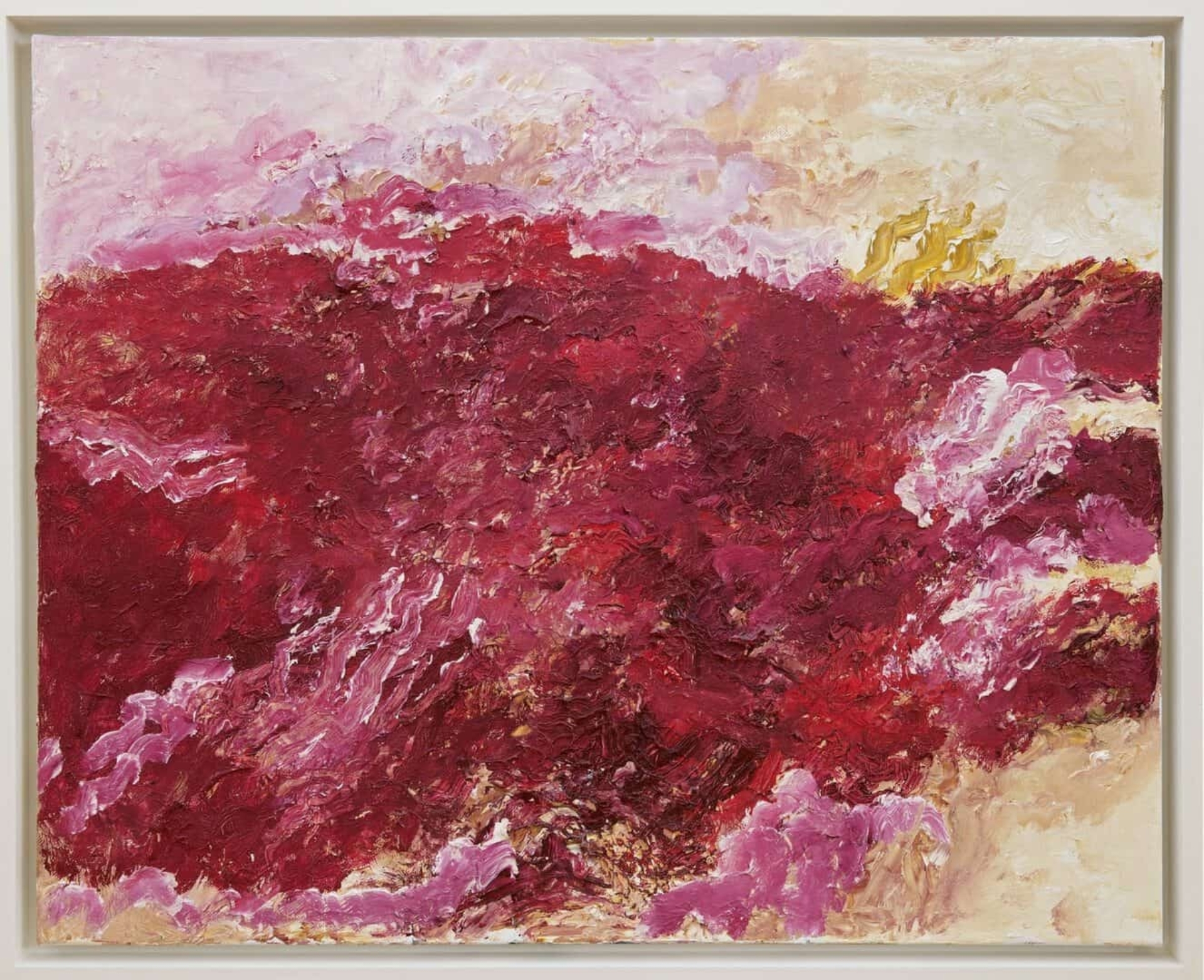 Armando: Compositie rood (in lijst)