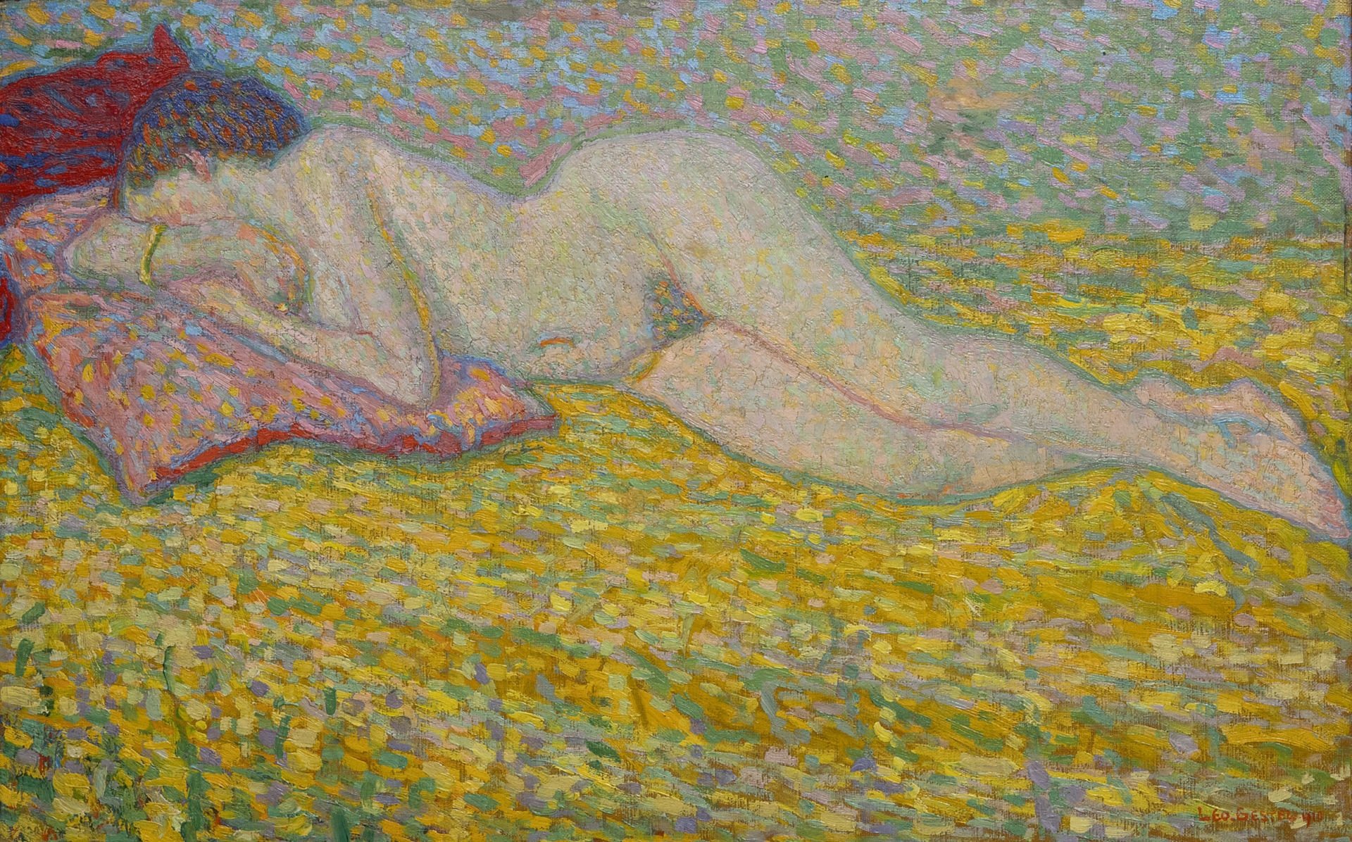 Leo Gestel: Liggend naakt