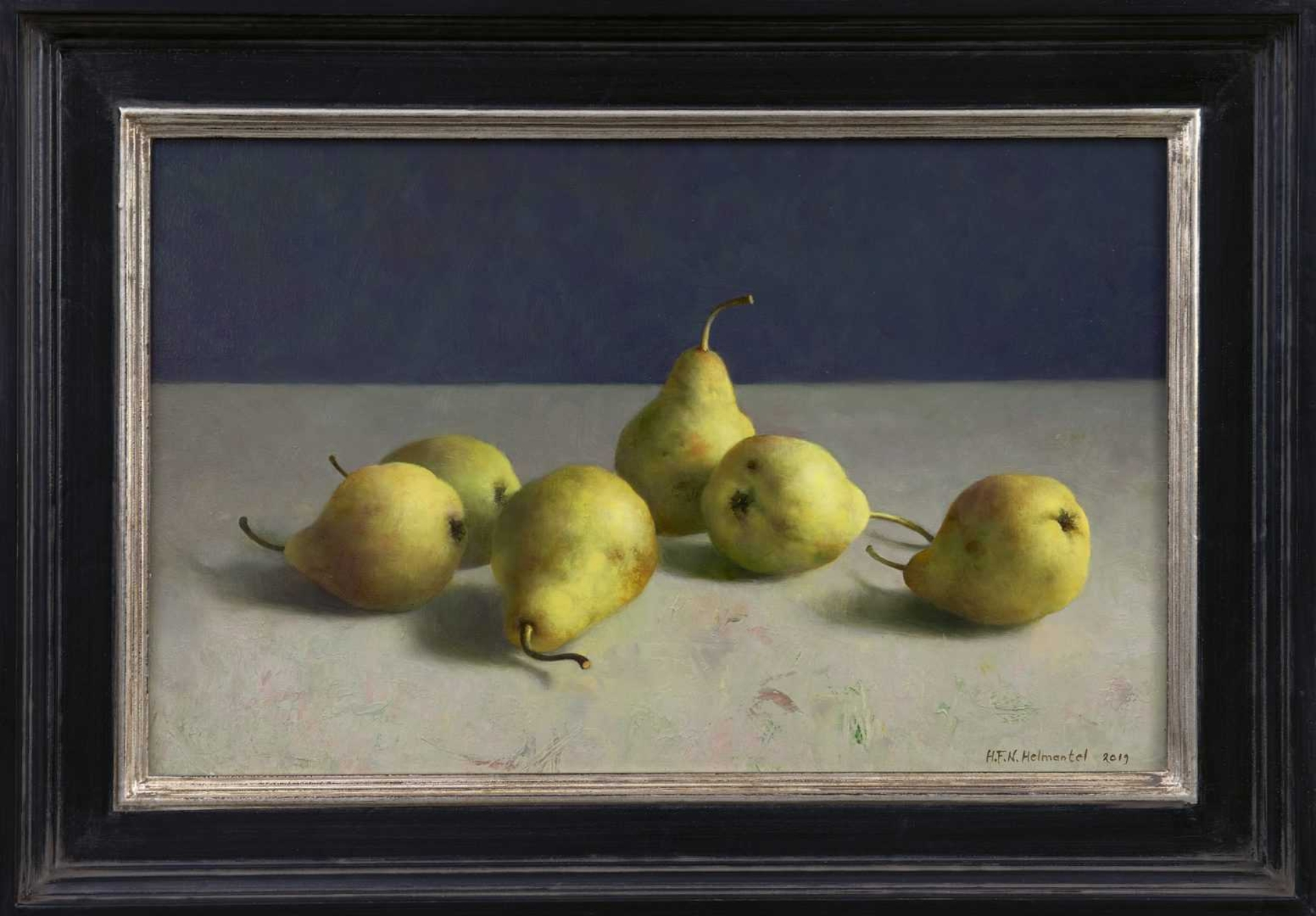 Henk Helmantel: Zwijndrechtse wijnperen (in lijst)
