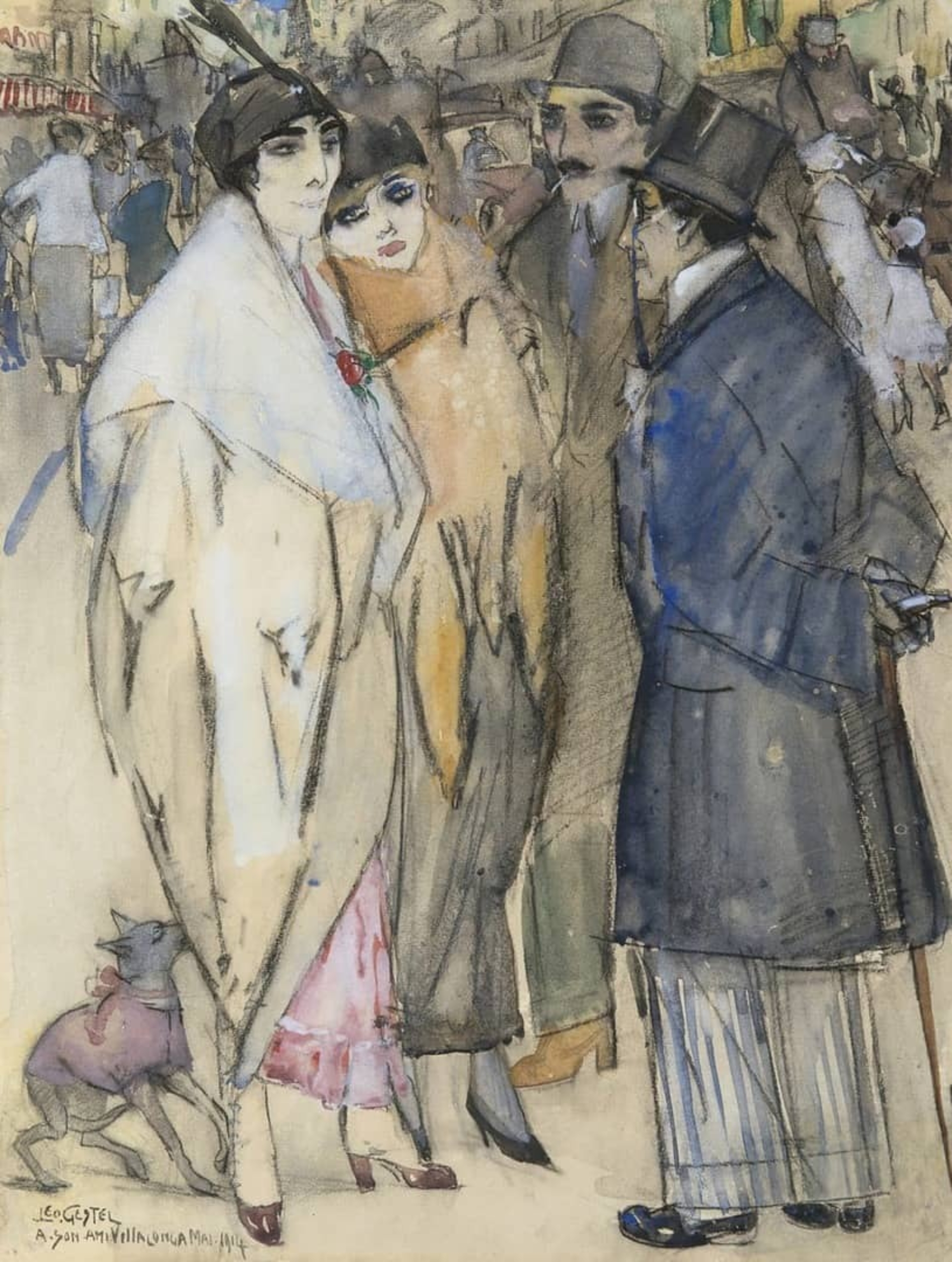 Leo Gestel: Ontmoeting in de stad