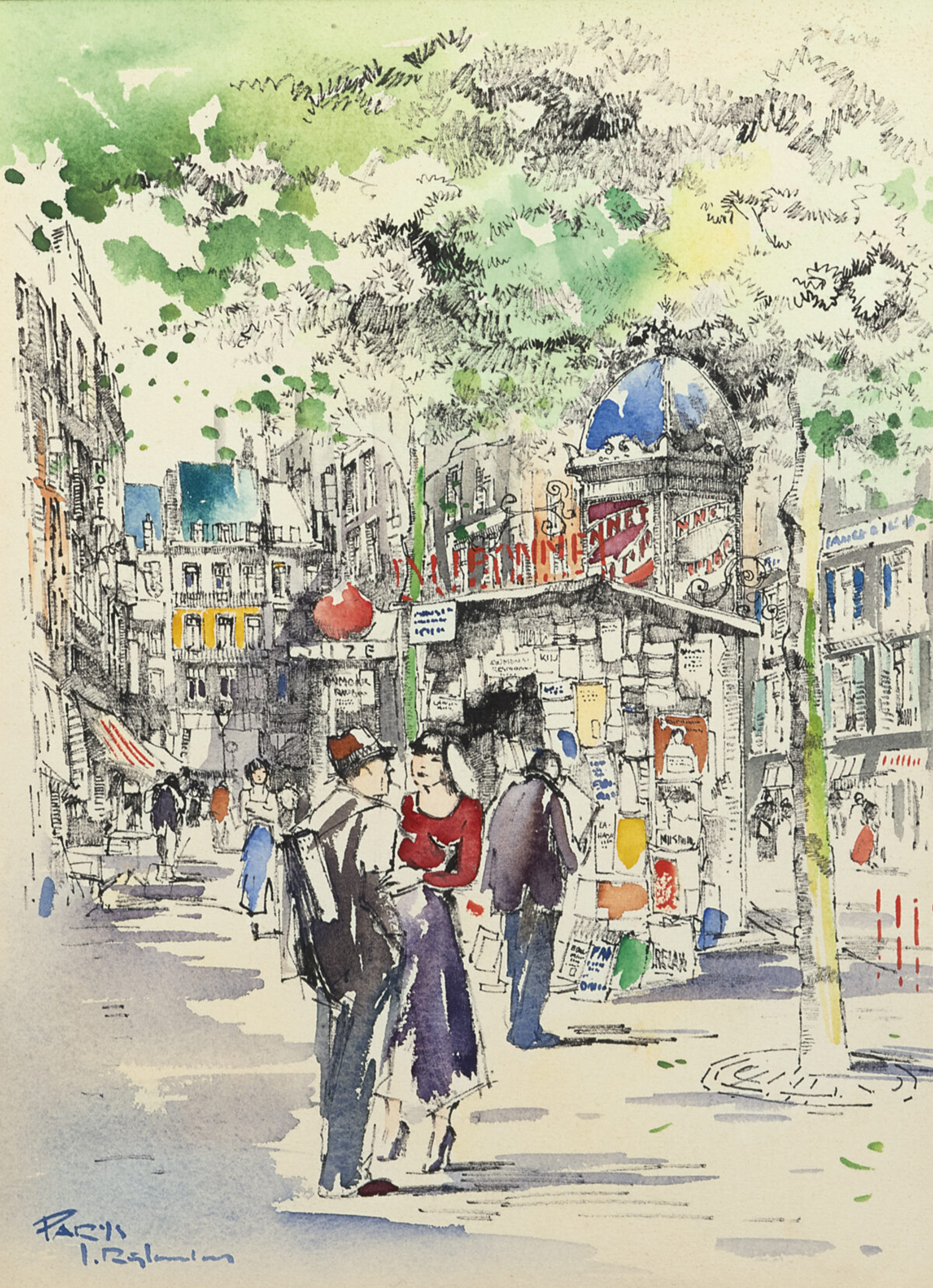 Jan Rijlaarsdam: Parijs straatje