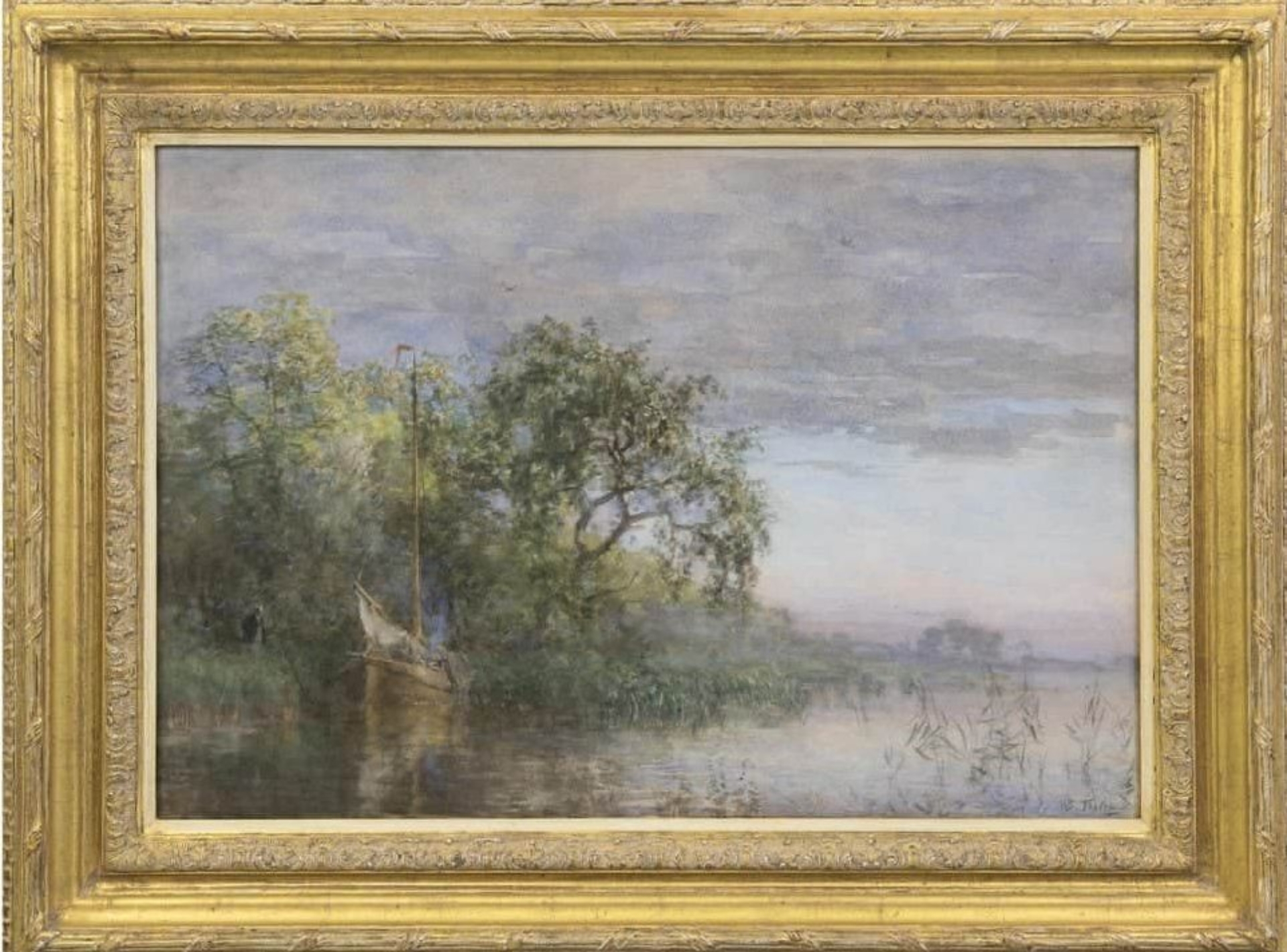 Willem Bastiaan Tholen: Zomermorgen, de 'Eudia' (in lijst)