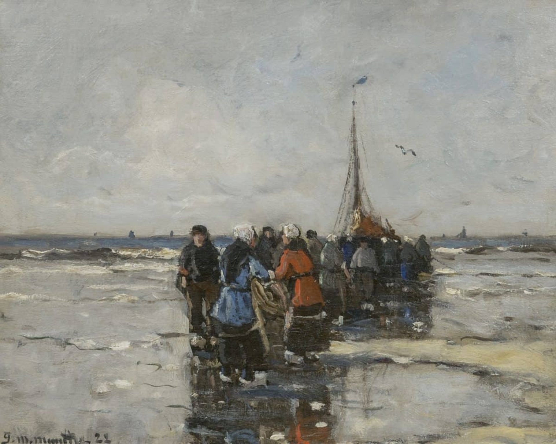Gerhard Arij Ludwig 'Morgenstjerne' Munthe: Het laden van de visvangst