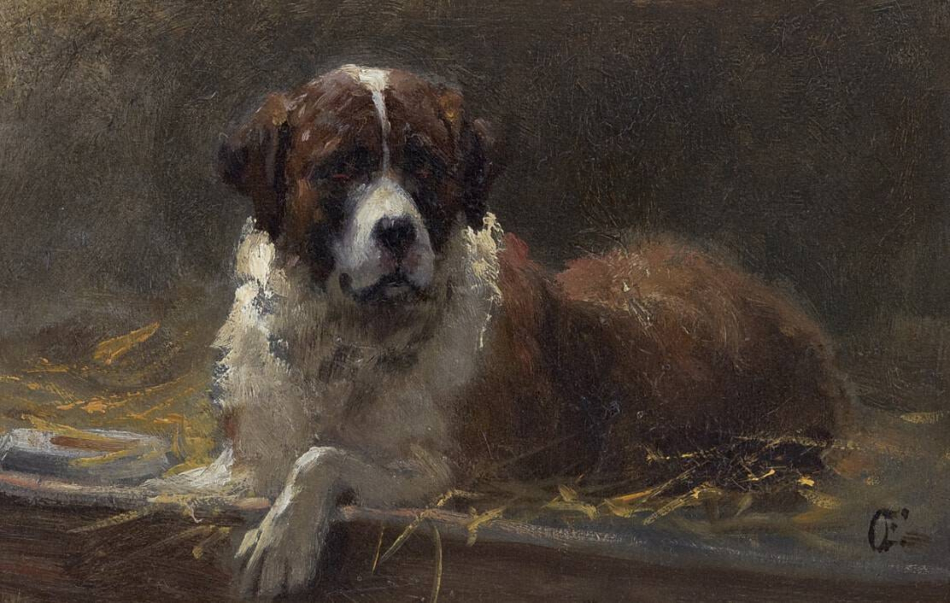 Otto Eerelman: Sint Bernardshond