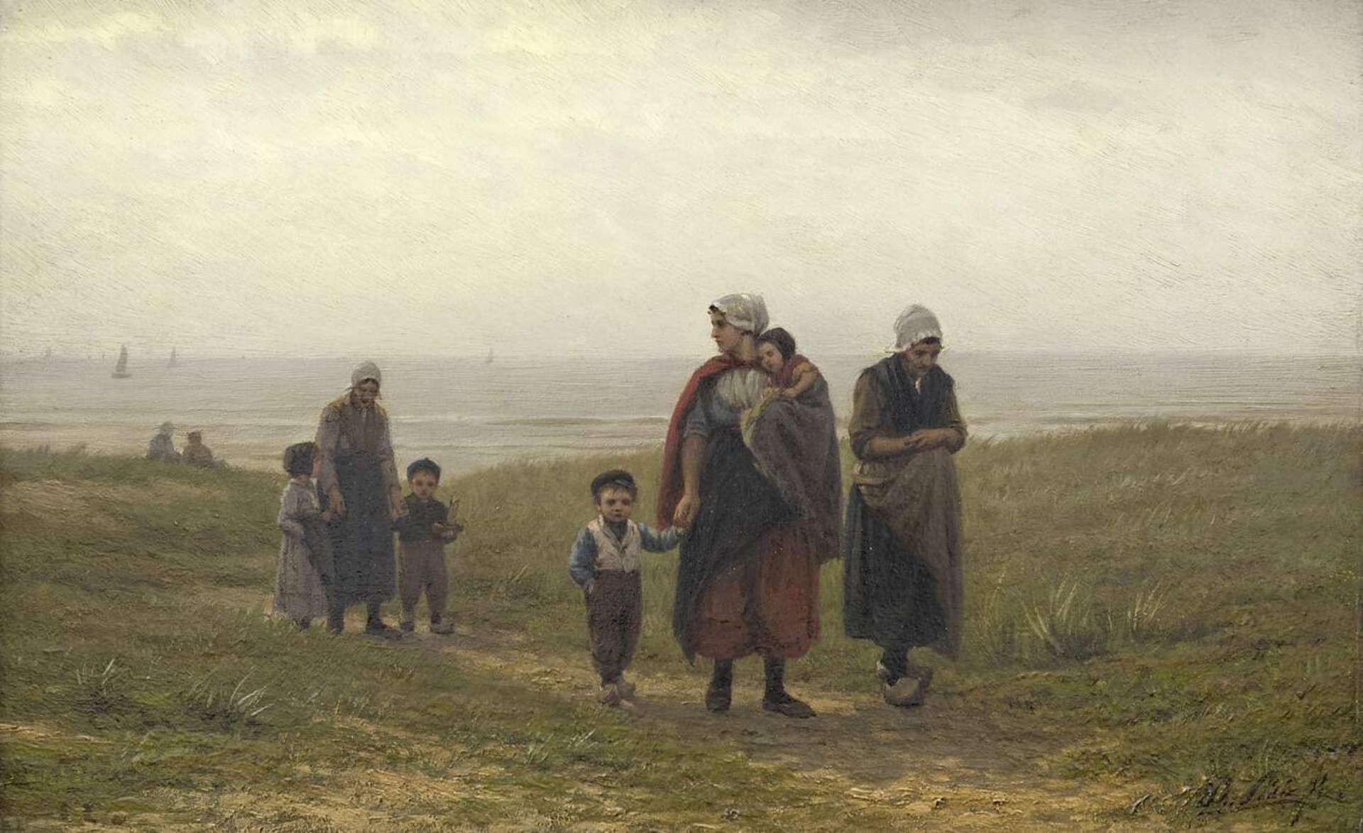 Philip Lodewijk Jacob Frederik Sadée: Na het vertrek van de vissers bij Scheveningen