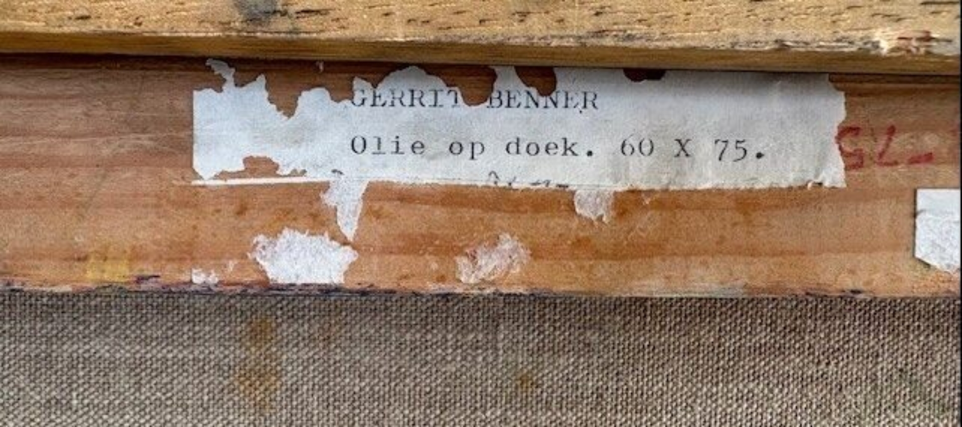 Sticker Gerrit Benner Landschap