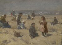 Johannes Evert Hendrik Akkeringa: Spelende kinderen op het strand