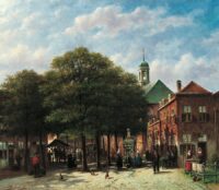 Petrus Gerardus Vertin: Bedrijvigheid op het dorpsplein