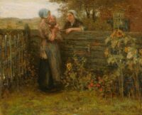 Bernardus Johannes Blommers: Praatje met de buurvrouw