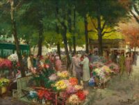 Victor Thise: Bloemenmarkt