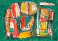 Jaap Nanninga: Compositie (groen)