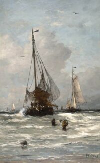 Hendrik Willem Mesdag: De thuiskomst van de vissersvloot in Scheveningen