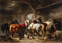 Wouterus Verschuur: De verzorging van de paarden