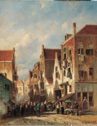 Petrus Gerardus Vertin: Een drukbevolkt straatje