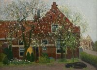 Derk Wiggers: Een huisje te Loenen in het voorjaar