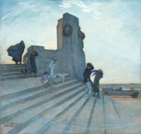 Willy Sluiter: Een winderige dag in Scheveningen